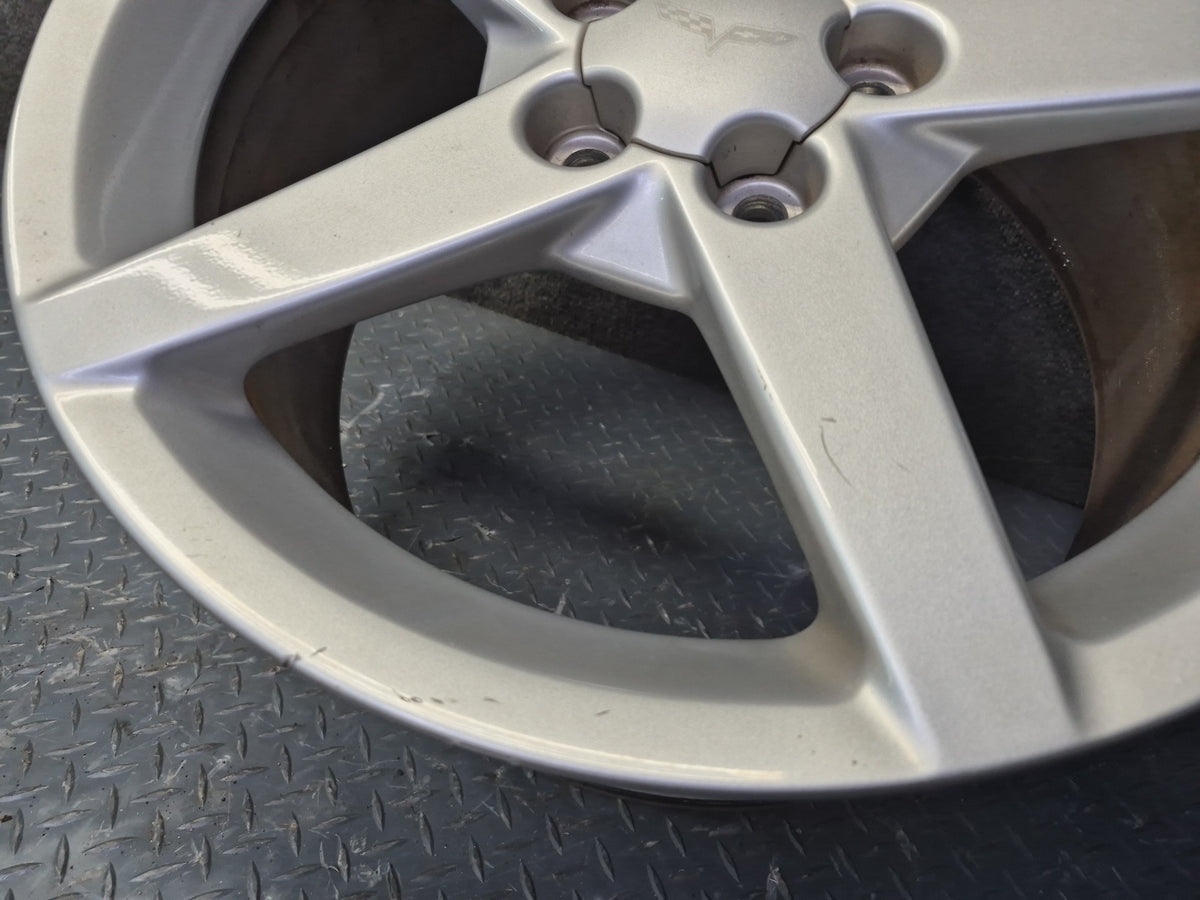 05-08 Chevrolet Corvette C6 Rear Alloy R19" Wheel Rim 19x10J ET79 OEM