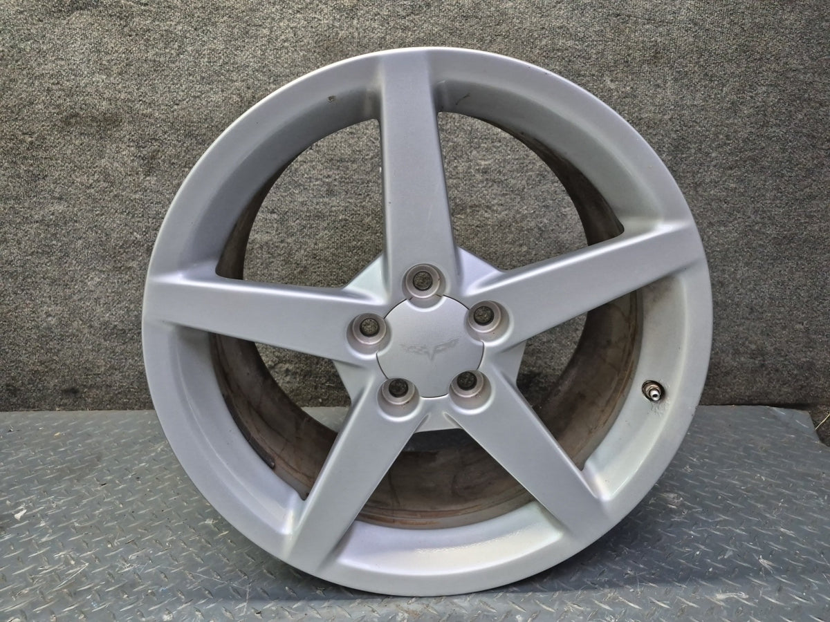 05-08 Chevrolet Corvette C6 Rear Alloy R19" Wheel Rim 19x10J ET79 OEM