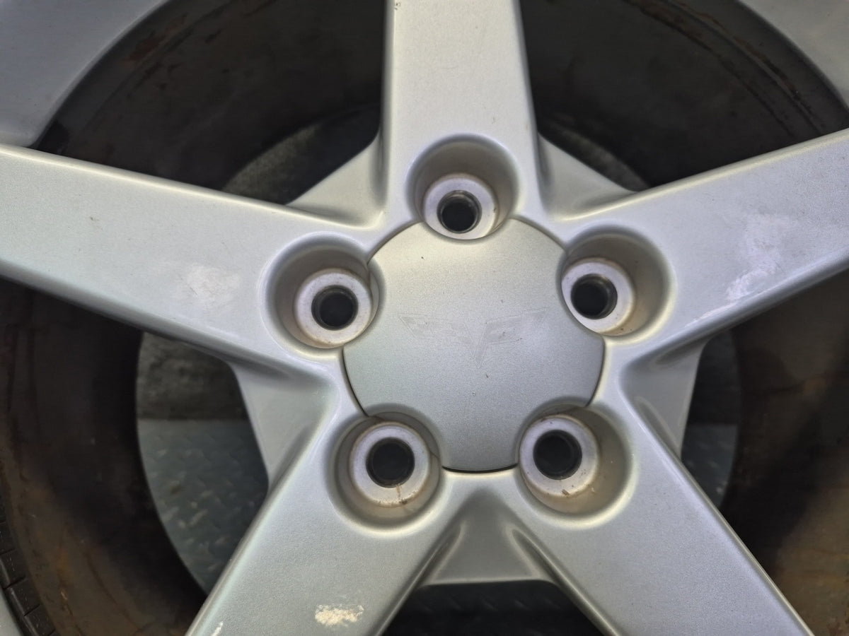 05-08 Chevrolet Corvette C6 Rear Alloy R19" Wheel Rim 19x10J ET79 OEM