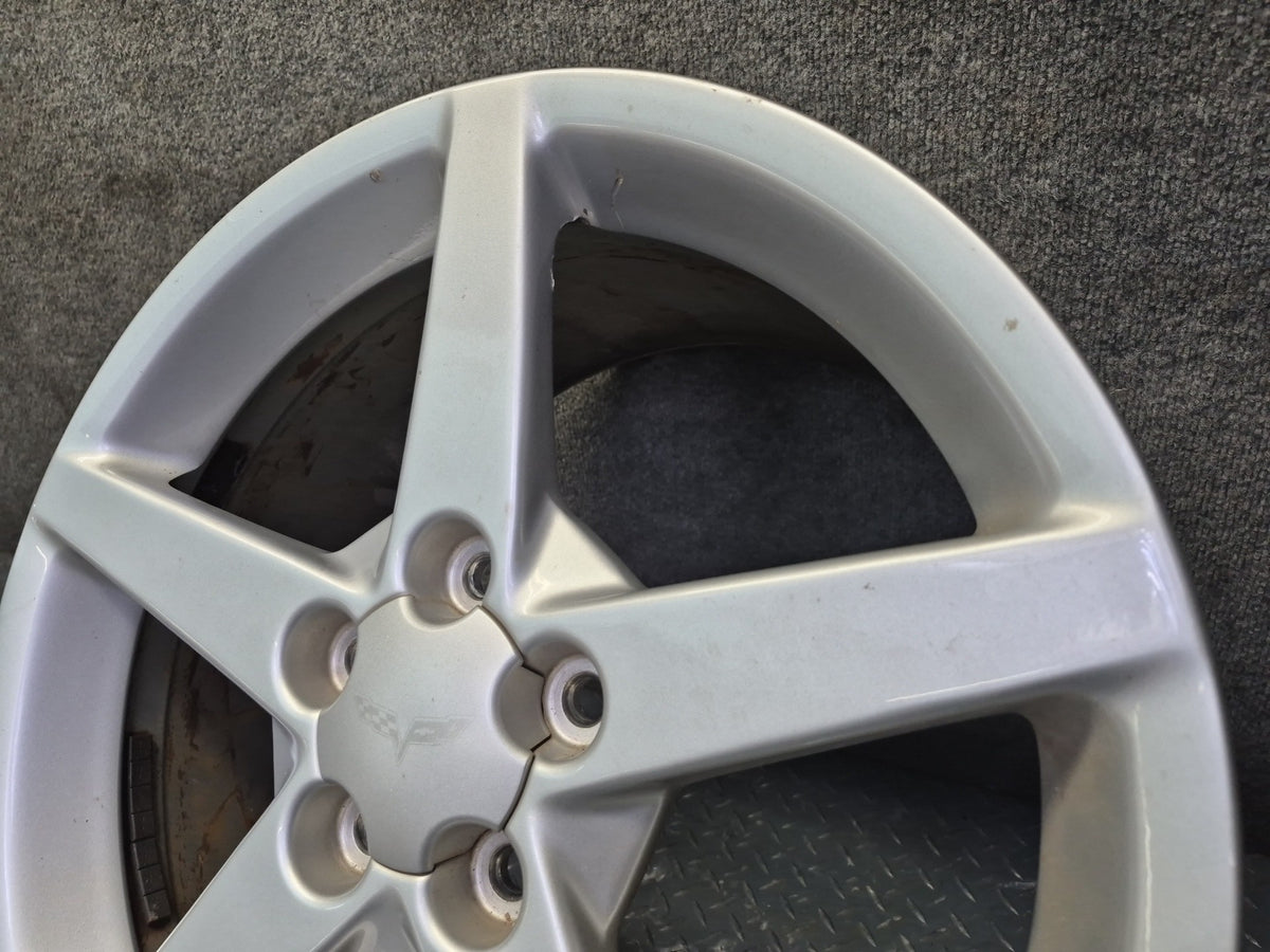 05-08 Chevrolet Corvette C6 Rear Alloy R19" Wheel Rim 19x10J ET79 OEM