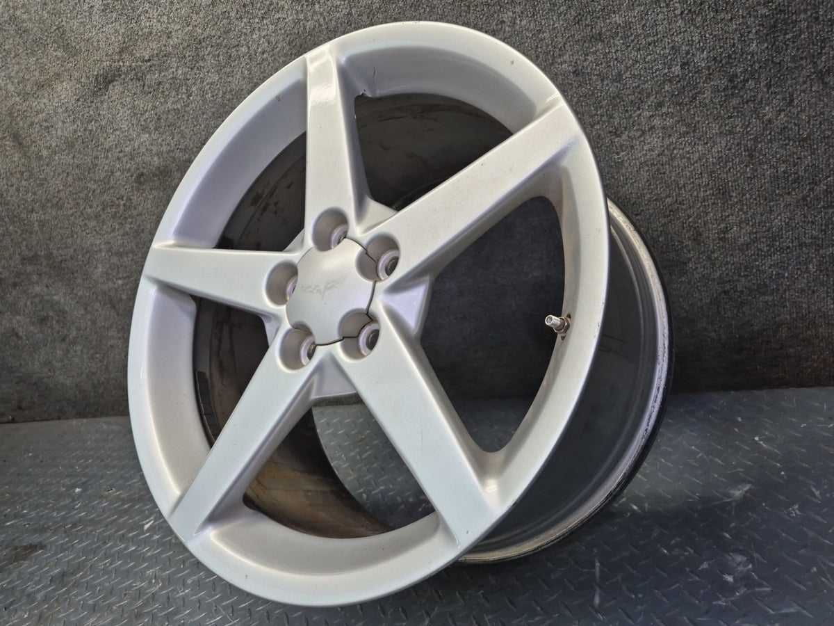05-08 Chevrolet Corvette C6 Rear Alloy R19" Wheel Rim 19x10J ET79 OEM