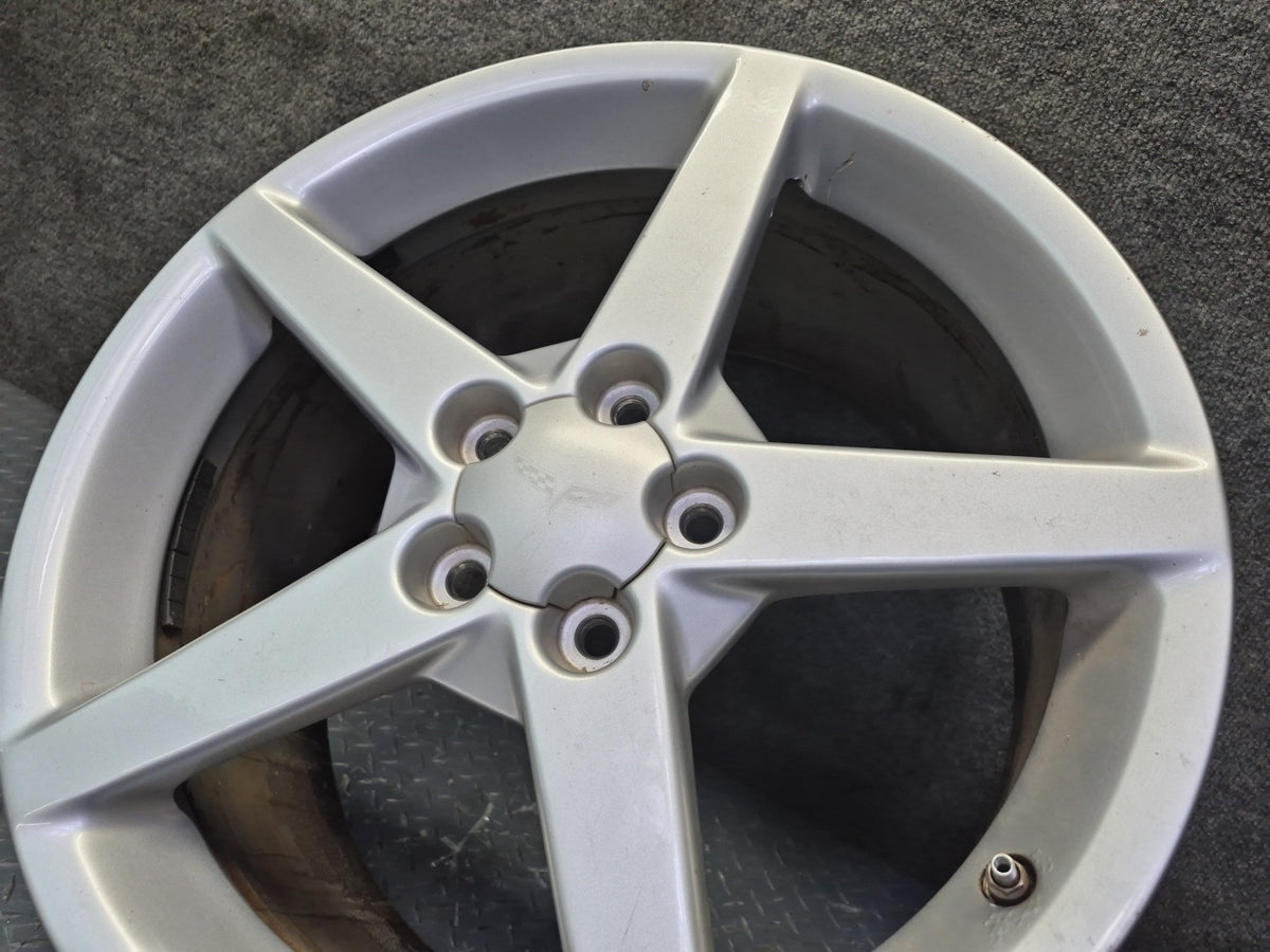 05-08 Chevrolet Corvette C6 Rear Alloy R19" Wheel Rim 19x10J ET79 OEM