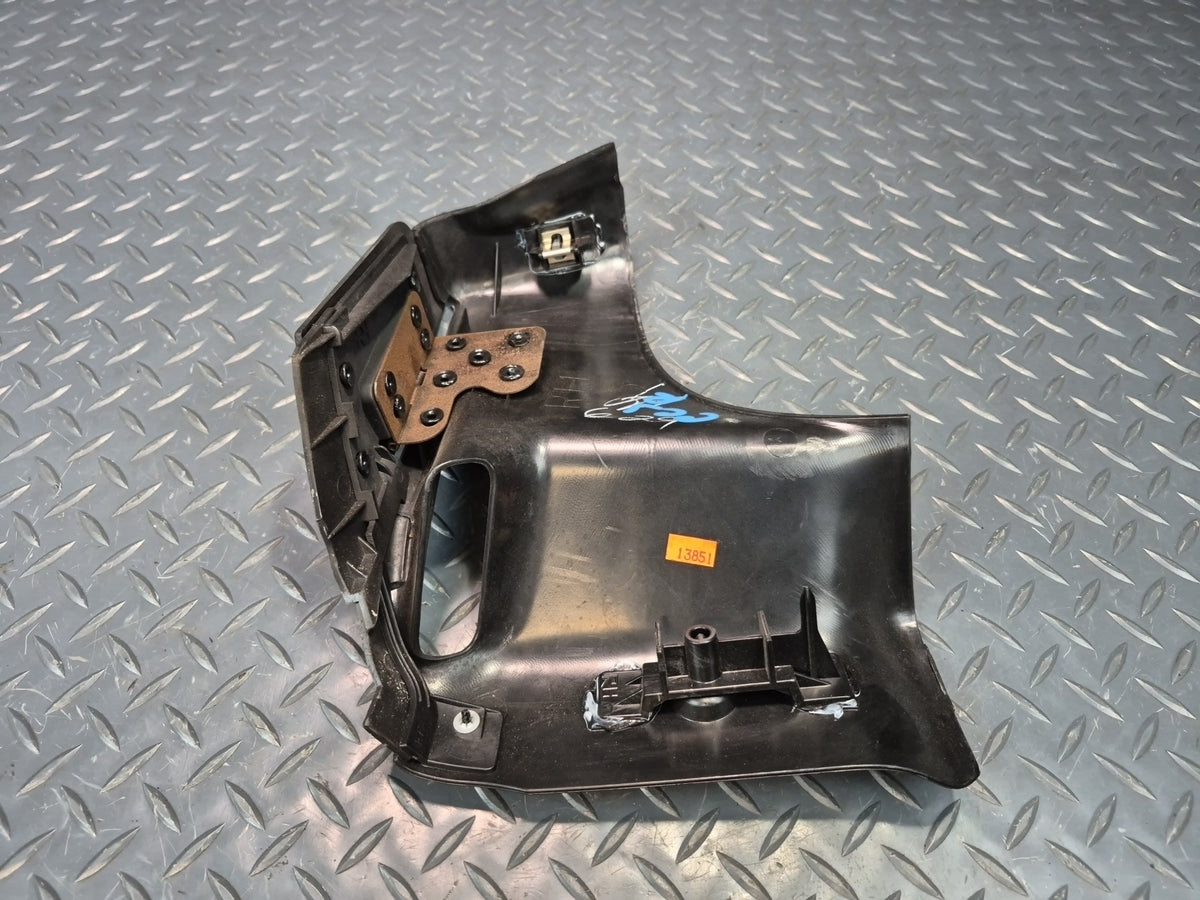 05-13 Chevrolet Corvette C6 Convertible Rear Right Seat Belt Cover Black OEM