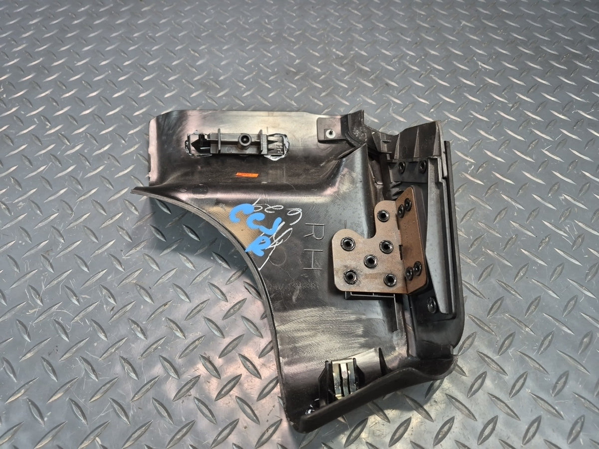 05-13 Chevrolet Corvette C6 Convertible Rear Right Seat Belt Cover Black OEM