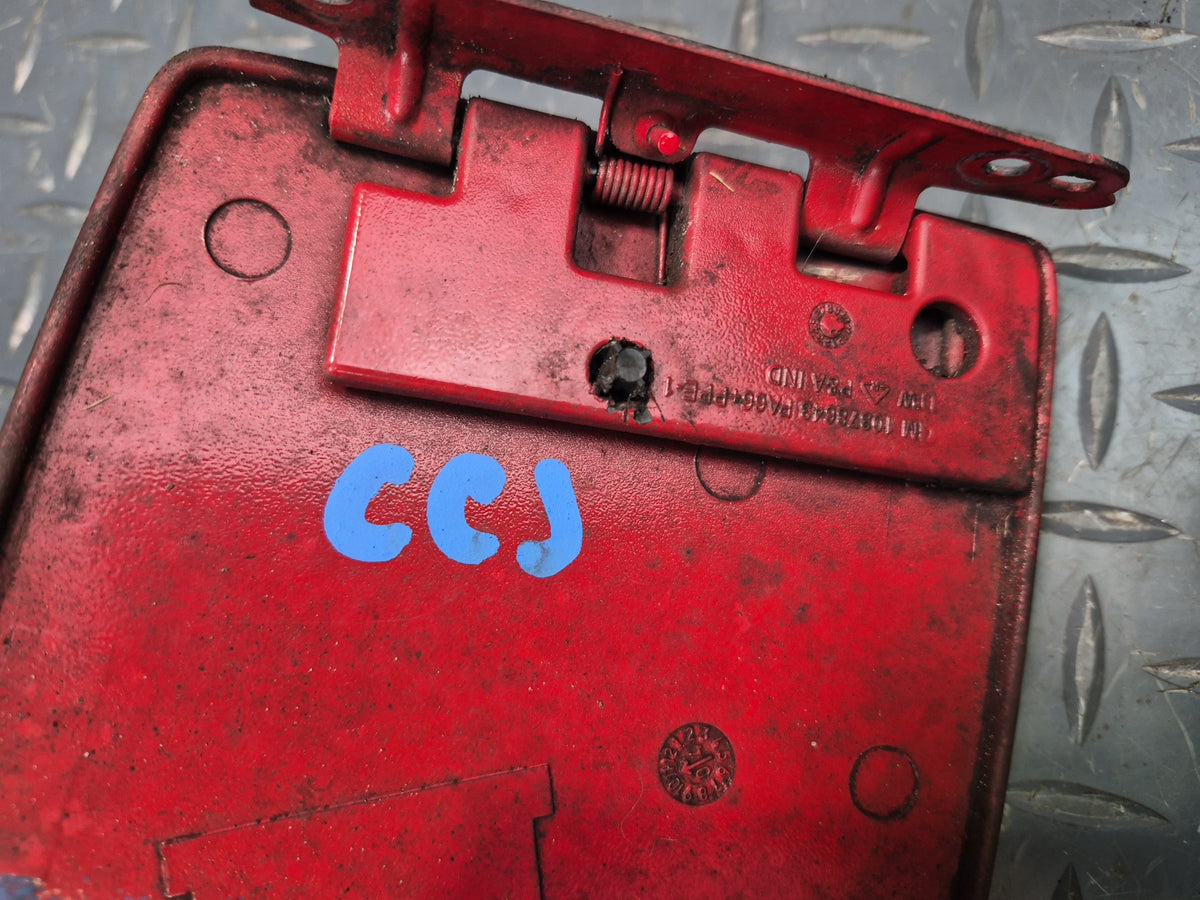 05-13 Chevrolet Corvette C6 Fuel Tank Filler Door Lid Cover Victory RED OEM