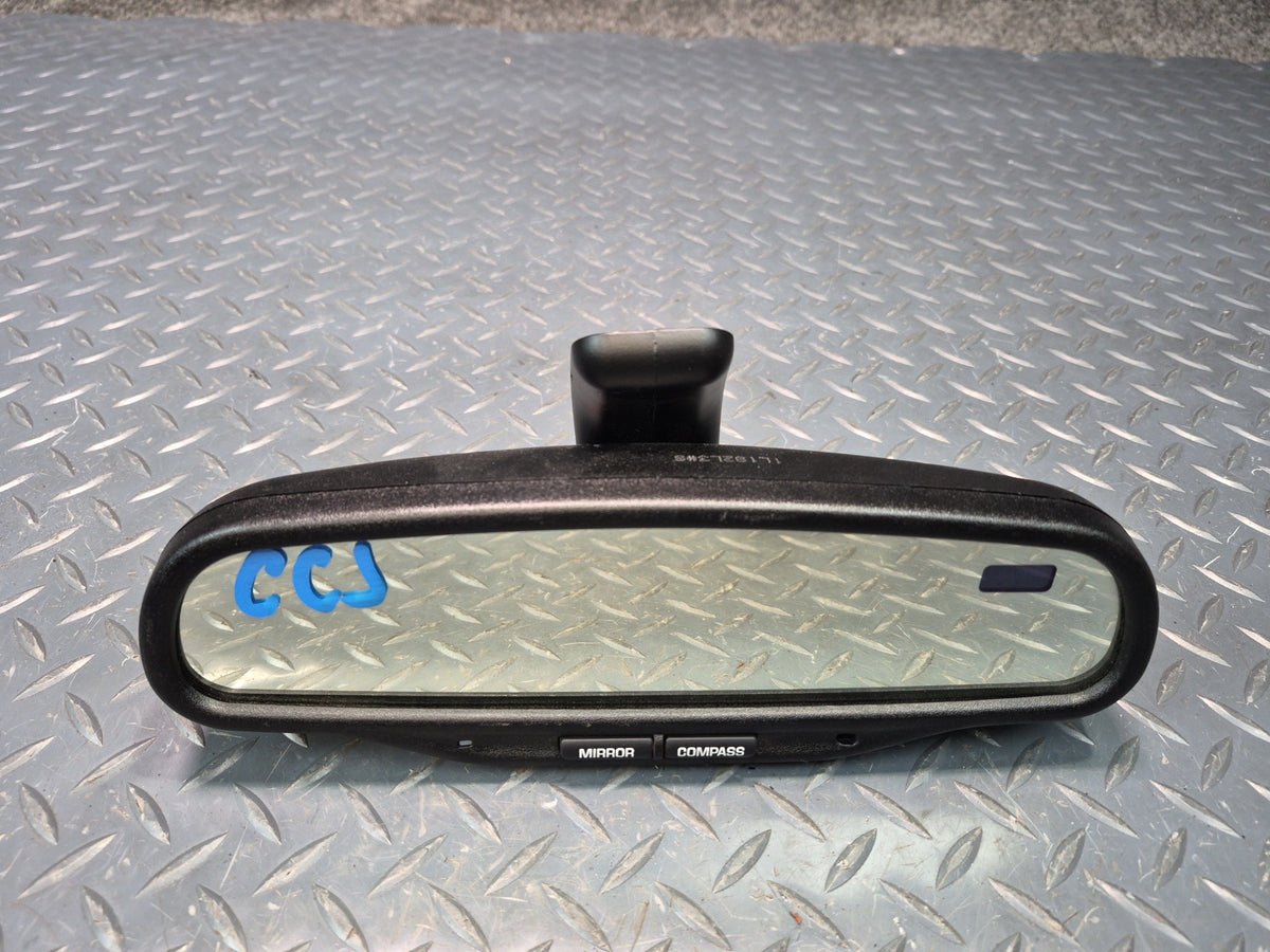 2005 Chevrolet Corvette C6 Auto Dim Interior Rear View Mirror w Compass OEM
