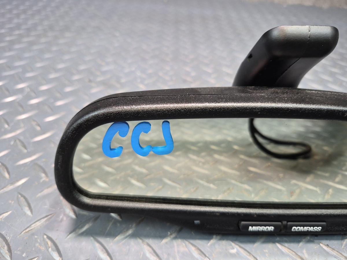 2005 Chevrolet Corvette C6 Auto Dim Interior Rear View Mirror w Compass OEM