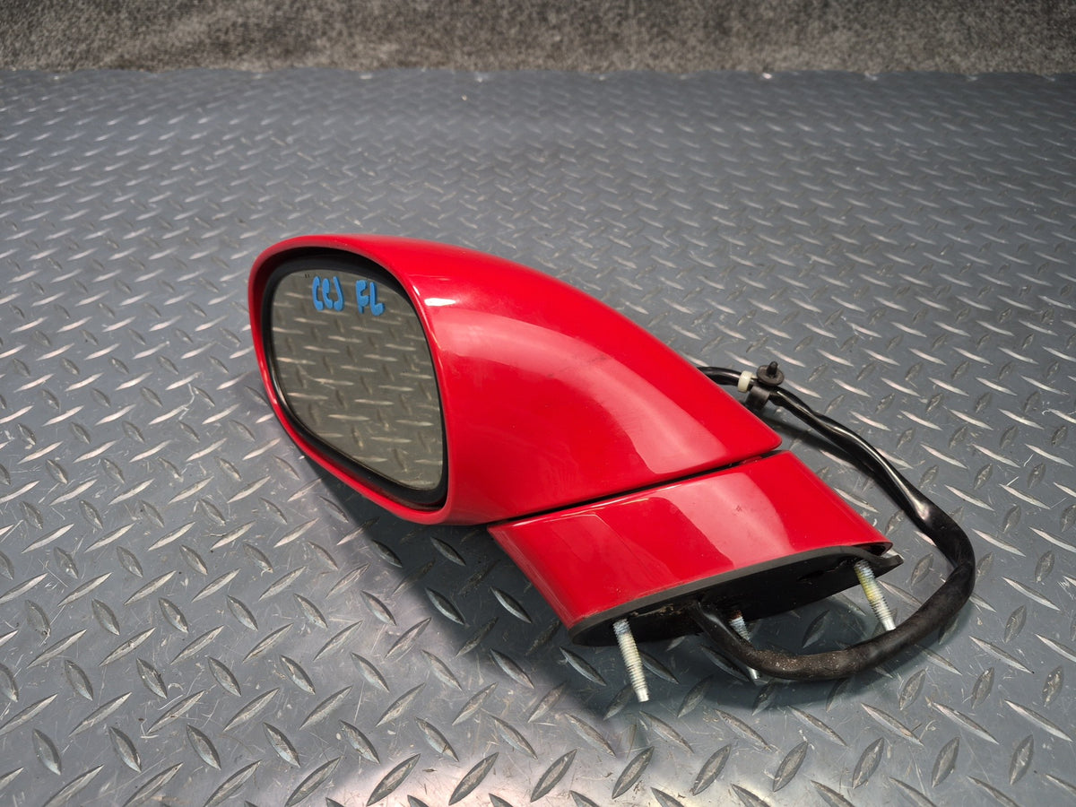 05-13 Chevrolet Corvette C6 Left Door Exterior Side View Heated Mirror RED OEM