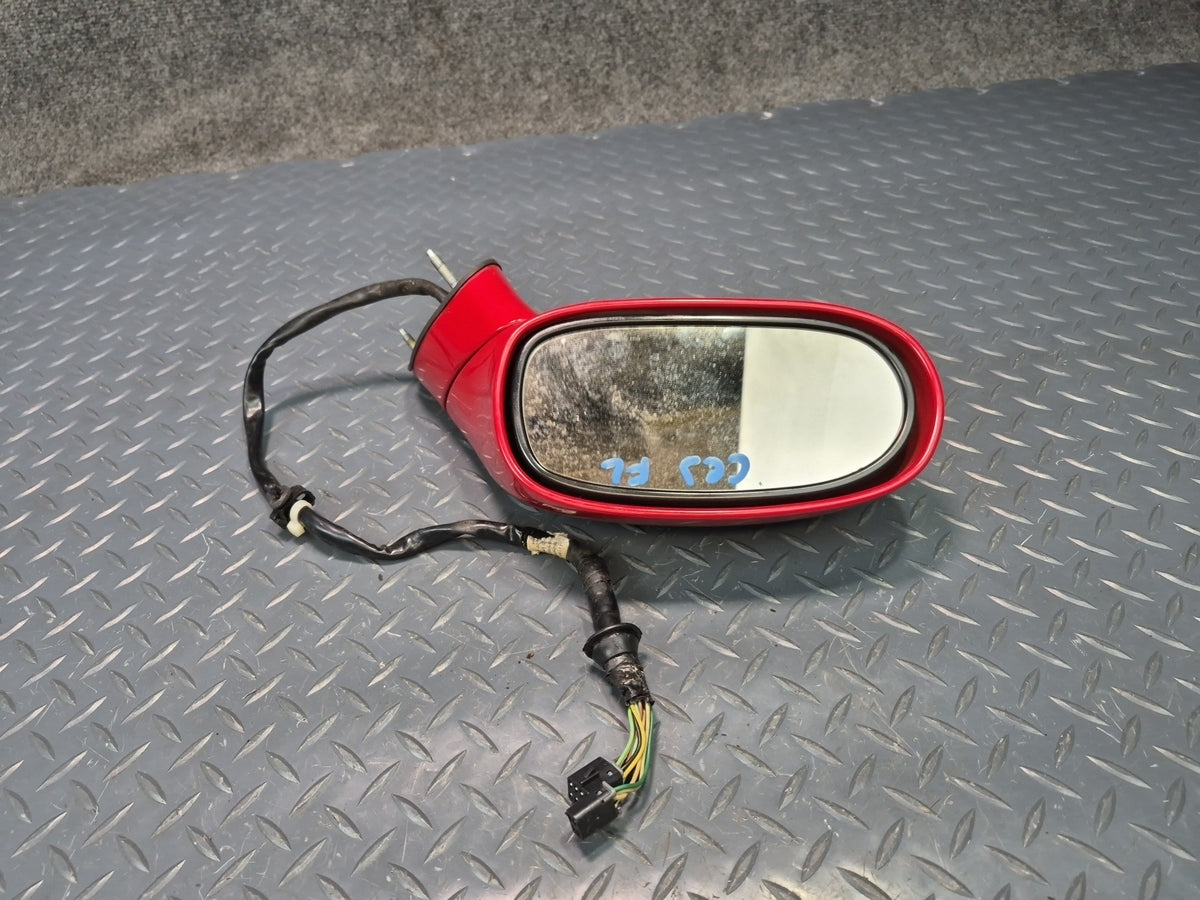 05-13 Chevrolet Corvette C6 Left Door Exterior Side View Heated Mirror RED OEM