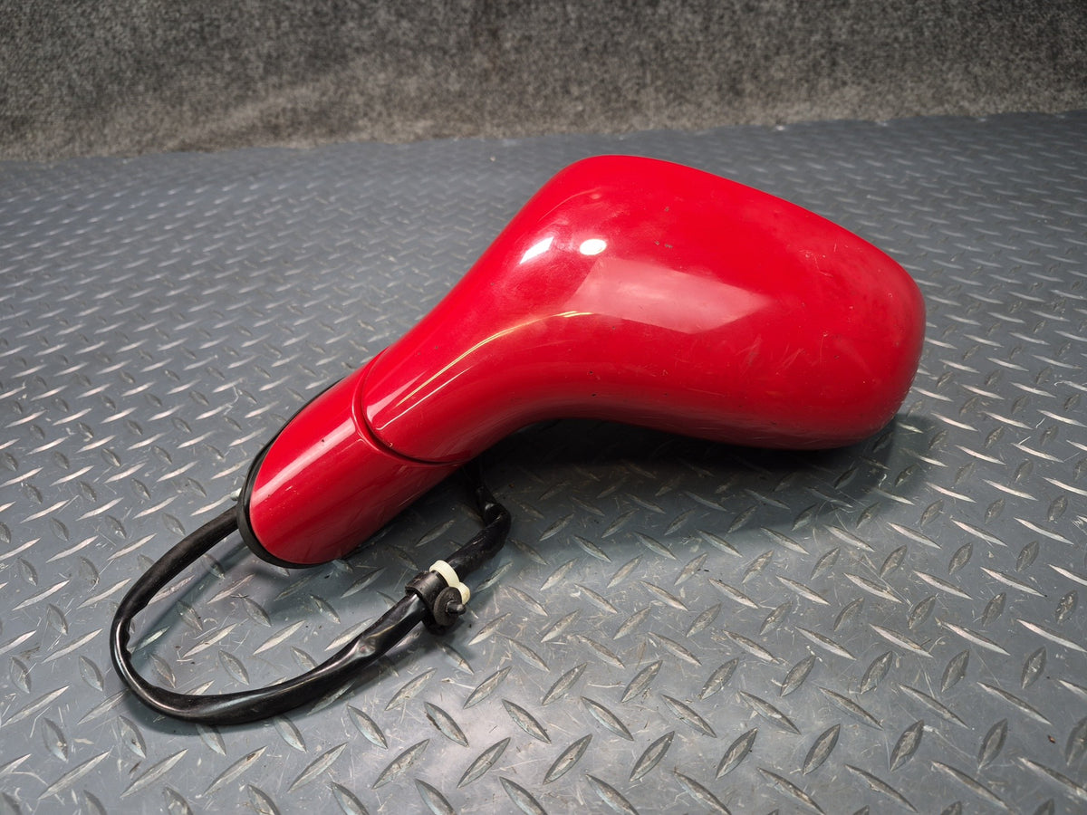 05-13 Chevrolet Corvette C6 Left Door Exterior Side View Heated Mirror RED OEM