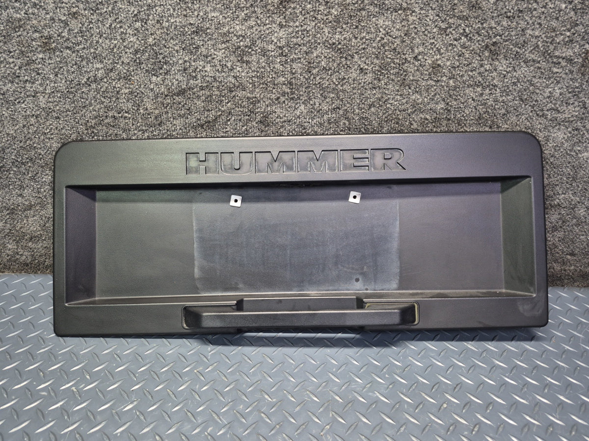 2006-2009 Hummer H2 Rear Trunk Lid Liftgate License Plate Panel W/ Handle
