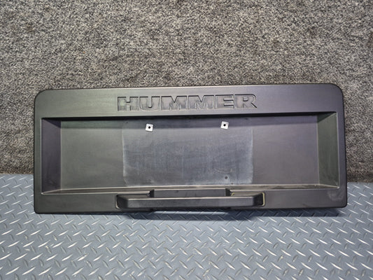 2006-2009 Hummer H2 Rear Trunk Lid Liftgate License Plate Panel W/ Handle