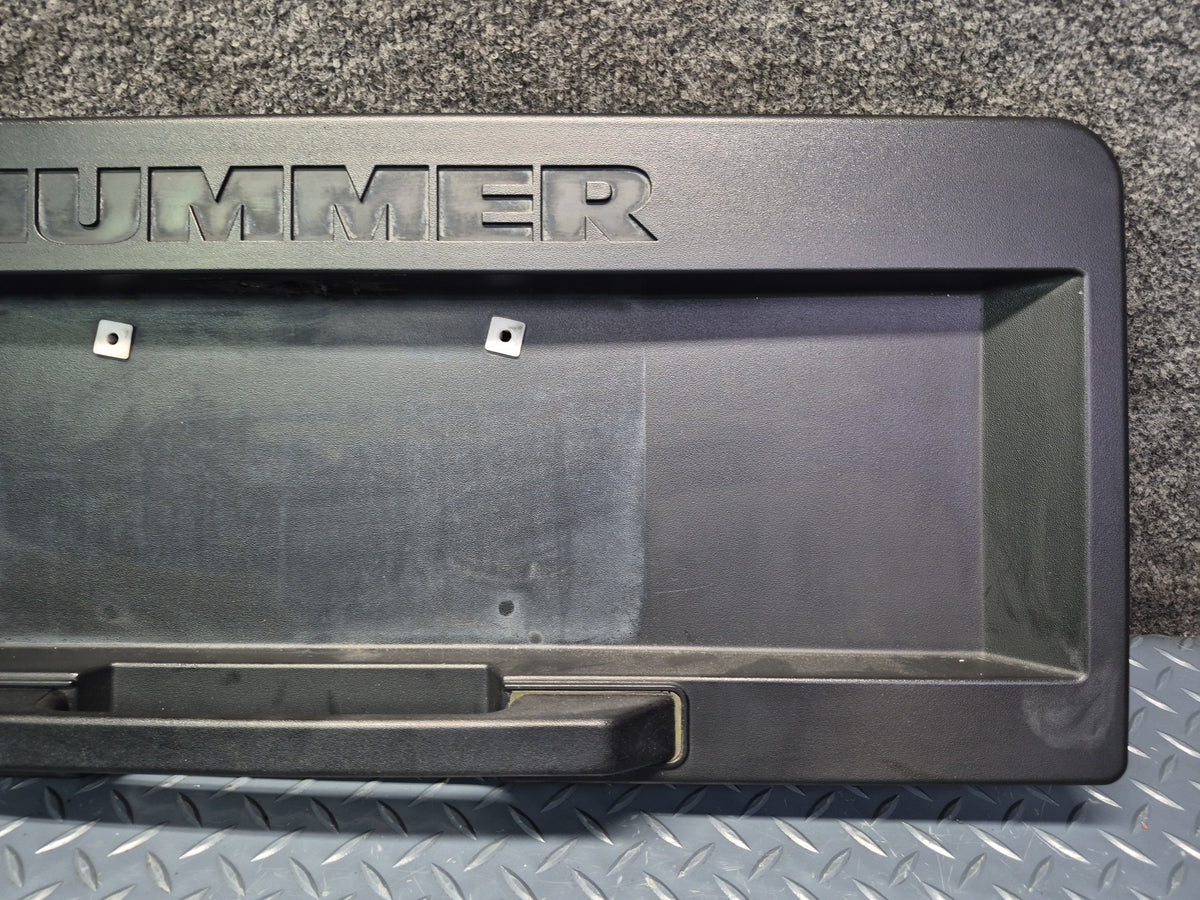 2006-2009 Hummer H2 Rear Trunk Lid Liftgate License Plate Panel W/ Handle