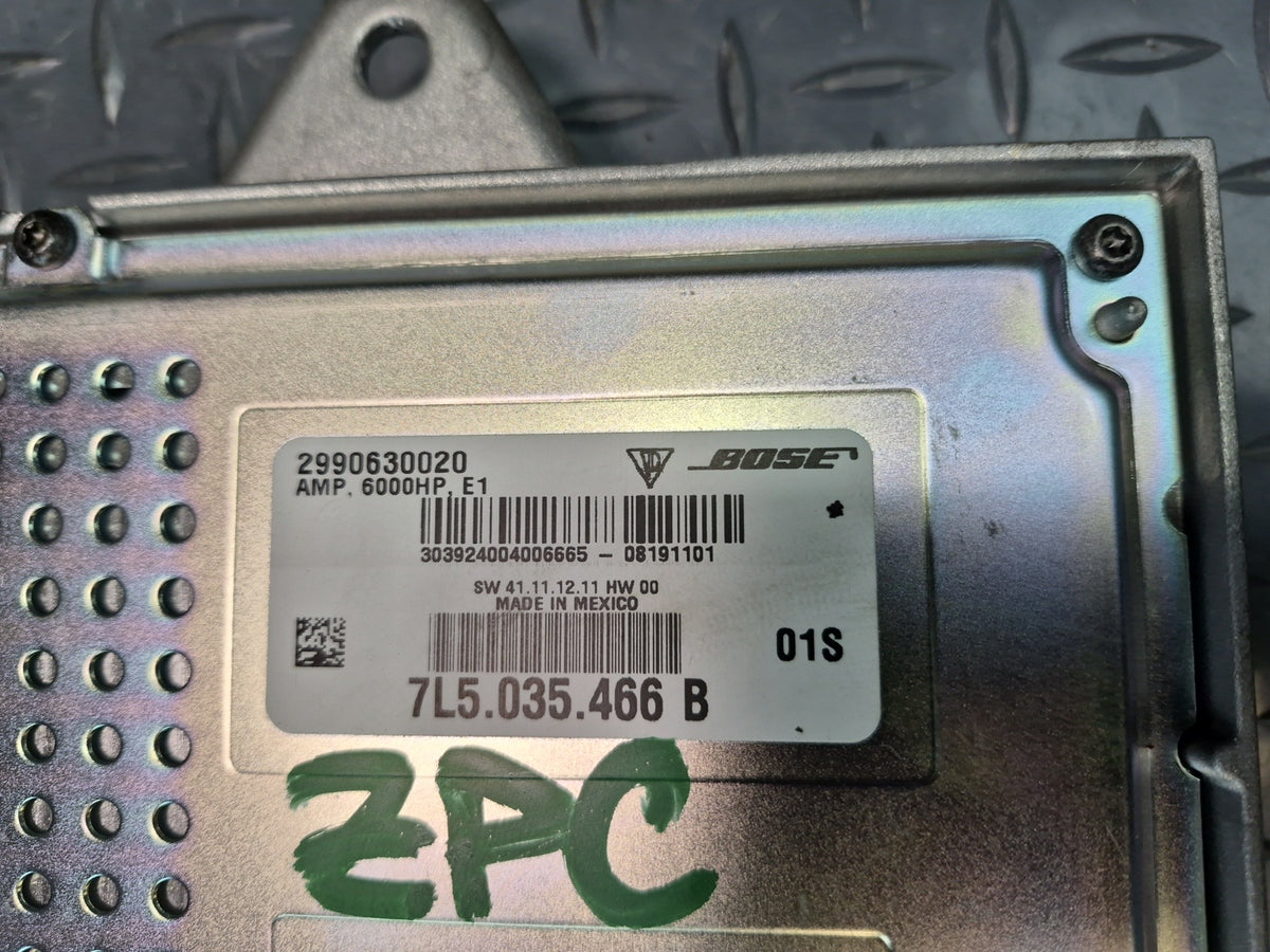 2008-2010 Porsche Cayenne 957 Bose Audio System Radio Amplifier AMP 7L5035466B