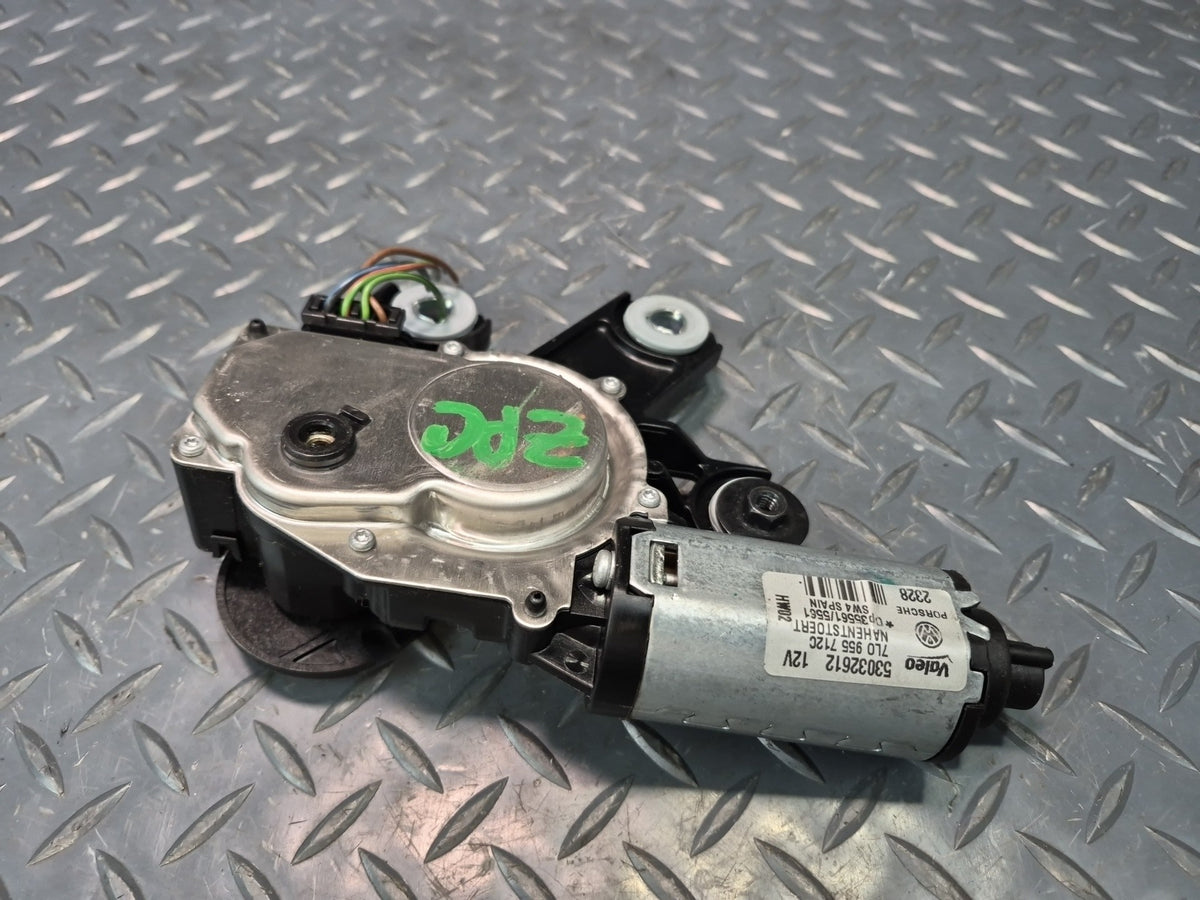 03-10 Porsche Cayenne 957 Rear Trunk Liftgate Tailgate Wiper Motor 7L0955712C