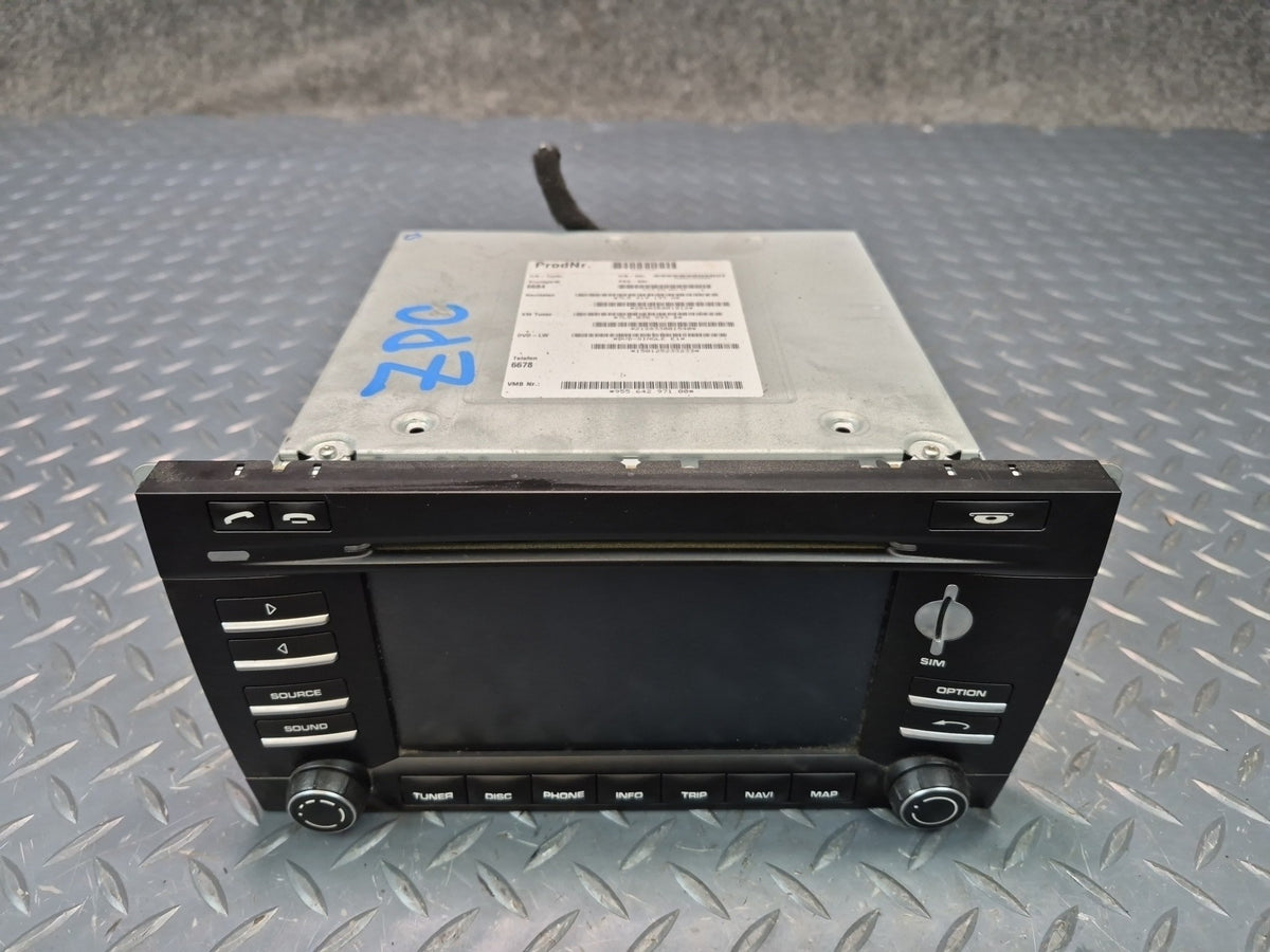 2008-2010 Porsche Cayenne 957 GPS Navi Radio CD Player Receiver Head Unit