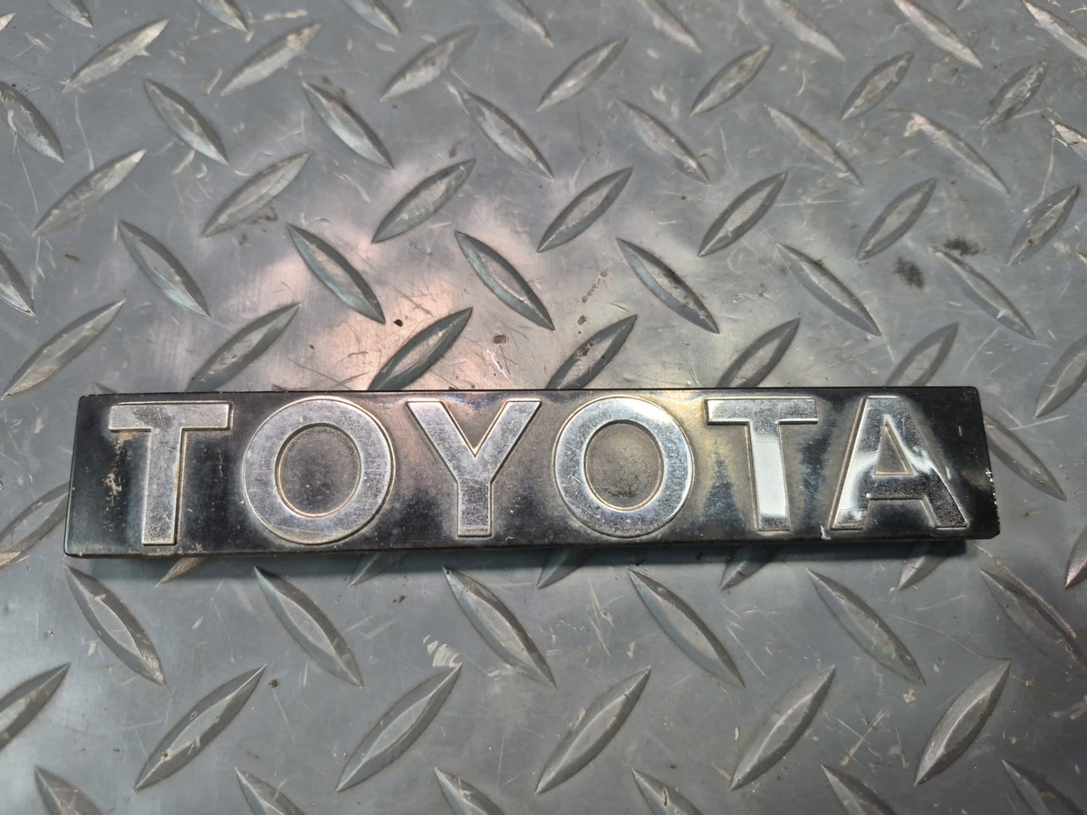 82-83 Toyota Celica GT RA65 Rear Trunk Lid Emblem Logo Badge Symbol Set Damaged