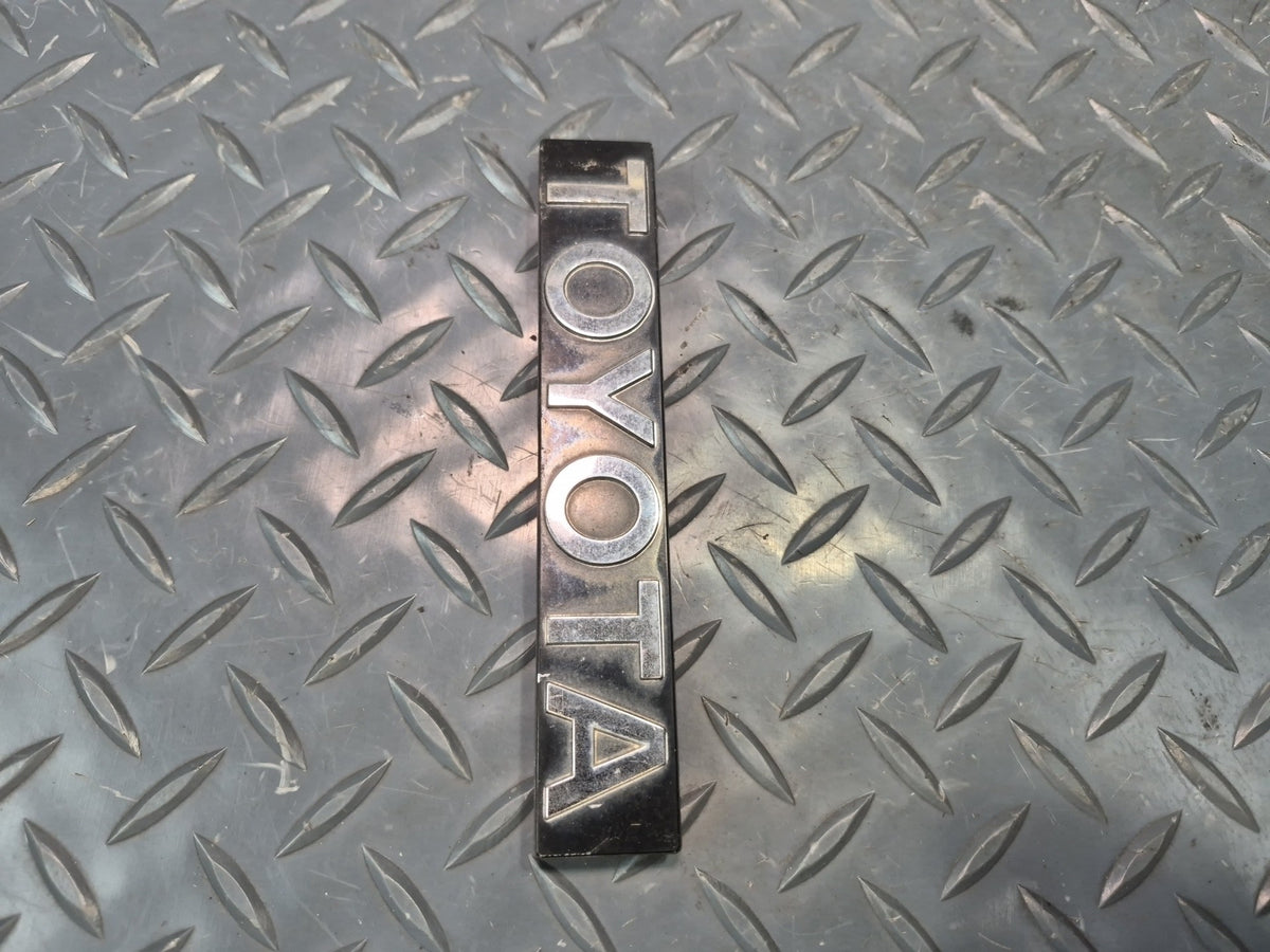 82-83 Toyota Celica GT RA65 Rear Trunk Lid Emblem Logo Badge Symbol Set Damaged