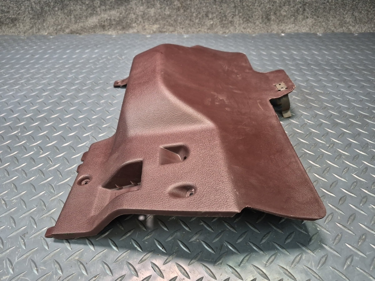 86-89 Toyota Supra MK3 Front Left Under Dash Lower Knee Trim Panel Maroon OEM