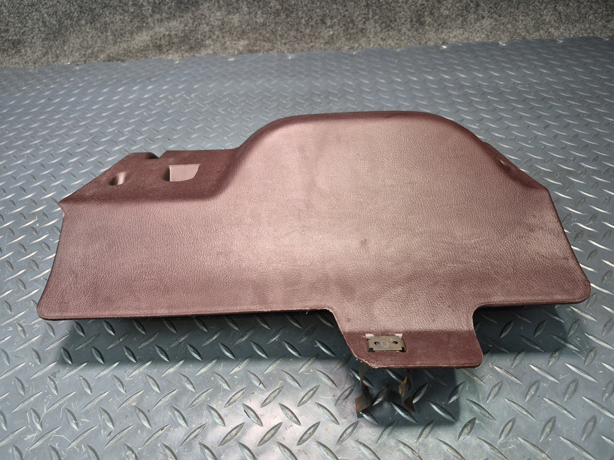 86-89 Toyota Supra MK3 Front Left Under Dash Lower Knee Trim Panel Maroon OEM