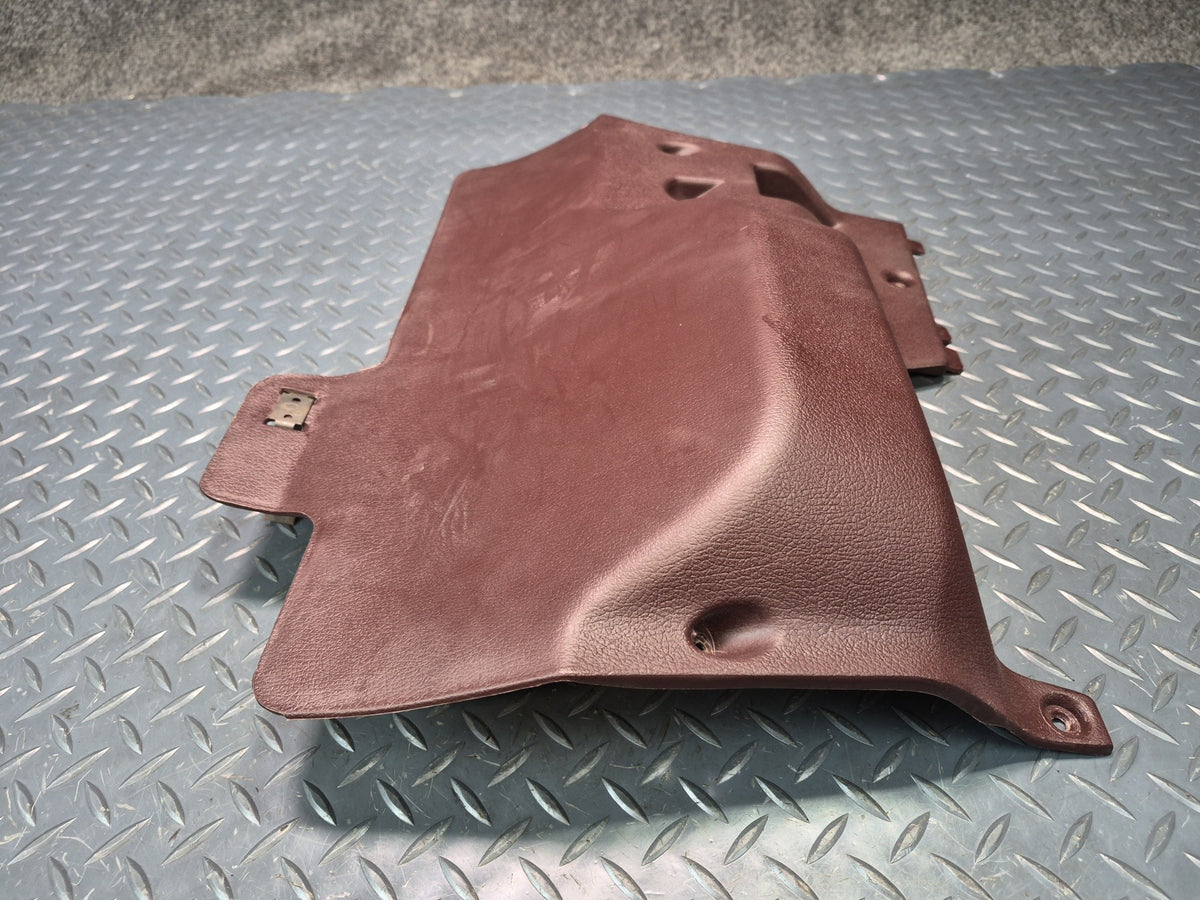 86-89 Toyota Supra MK3 Front Left Under Dash Lower Knee Trim Panel Maroon OEM