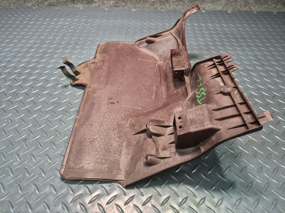 86-89 Toyota Supra MK3 Front Left Under Dash Lower Knee Trim Panel Maroon OEM