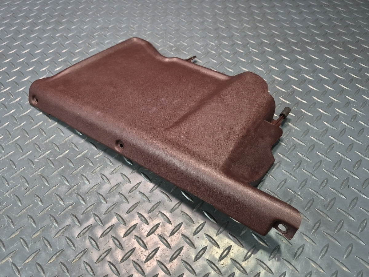 86-92 Toyota Supra MA71 Front Right Under Dash Lower Trim Panel Maroon OEM