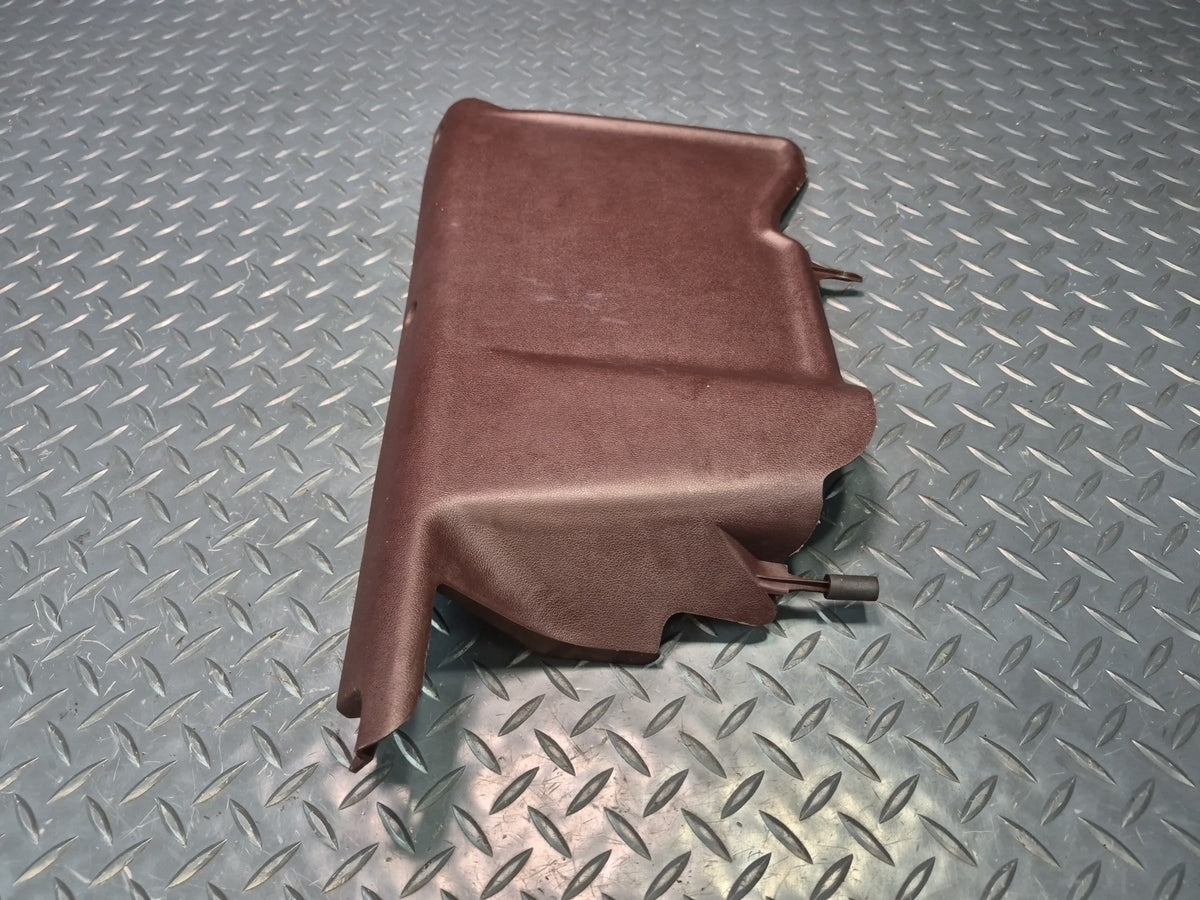 86-92 Toyota Supra MA71 Front Right Under Dash Lower Trim Panel Maroon OEM