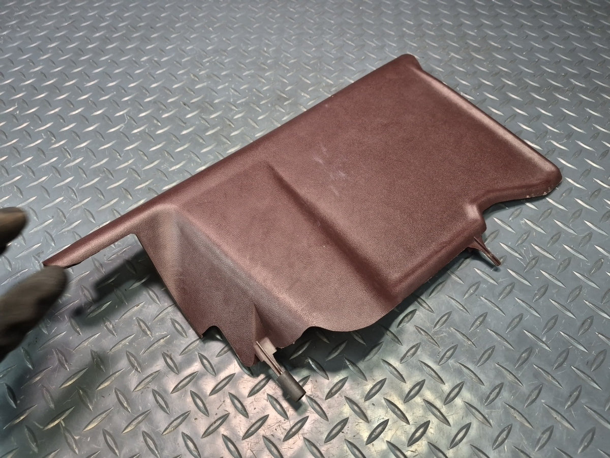 86-92 Toyota Supra MA71 Front Right Under Dash Lower Trim Panel Maroon OEM
