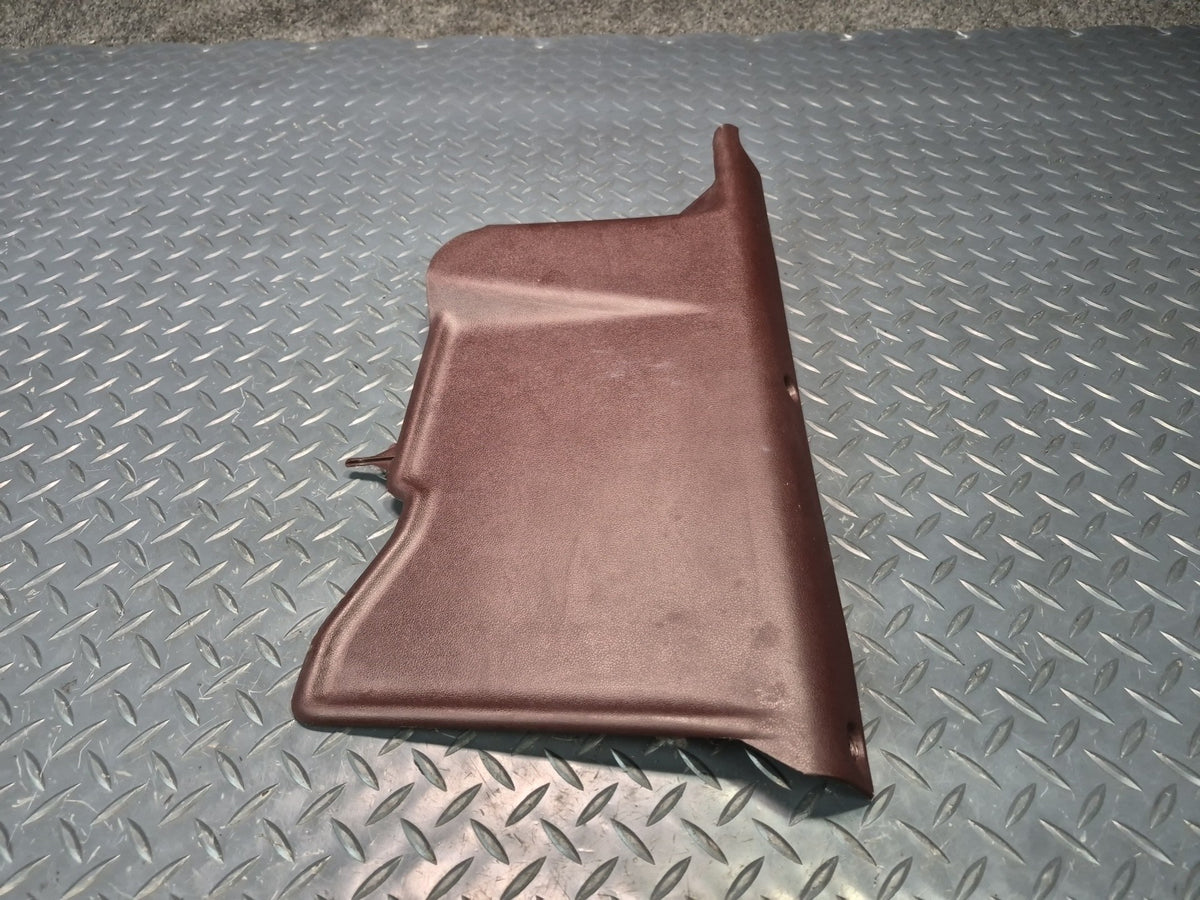 86-92 Toyota Supra MA71 Front Right Under Dash Lower Trim Panel Maroon OEM
