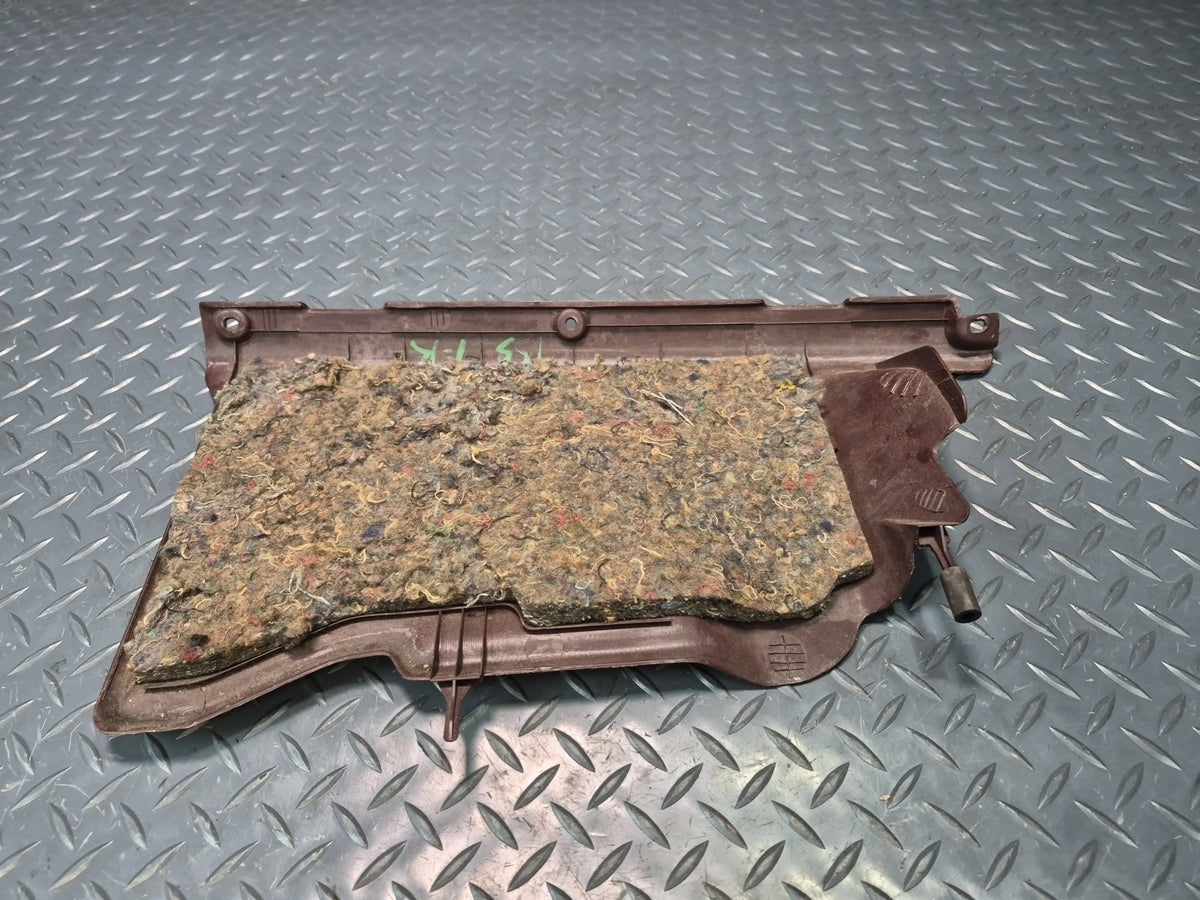 86-92 Toyota Supra MA71 Front Right Under Dash Lower Trim Panel Maroon OEM