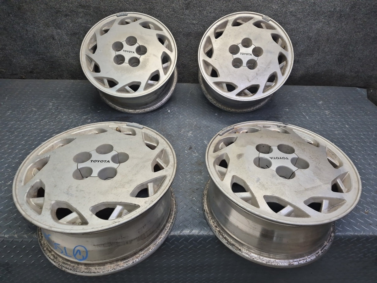 86-90 Toyota Supra MA71 MK3 Set of 4 Factory R16" Alloy Wheel Rim 16x7J ET37 OEM