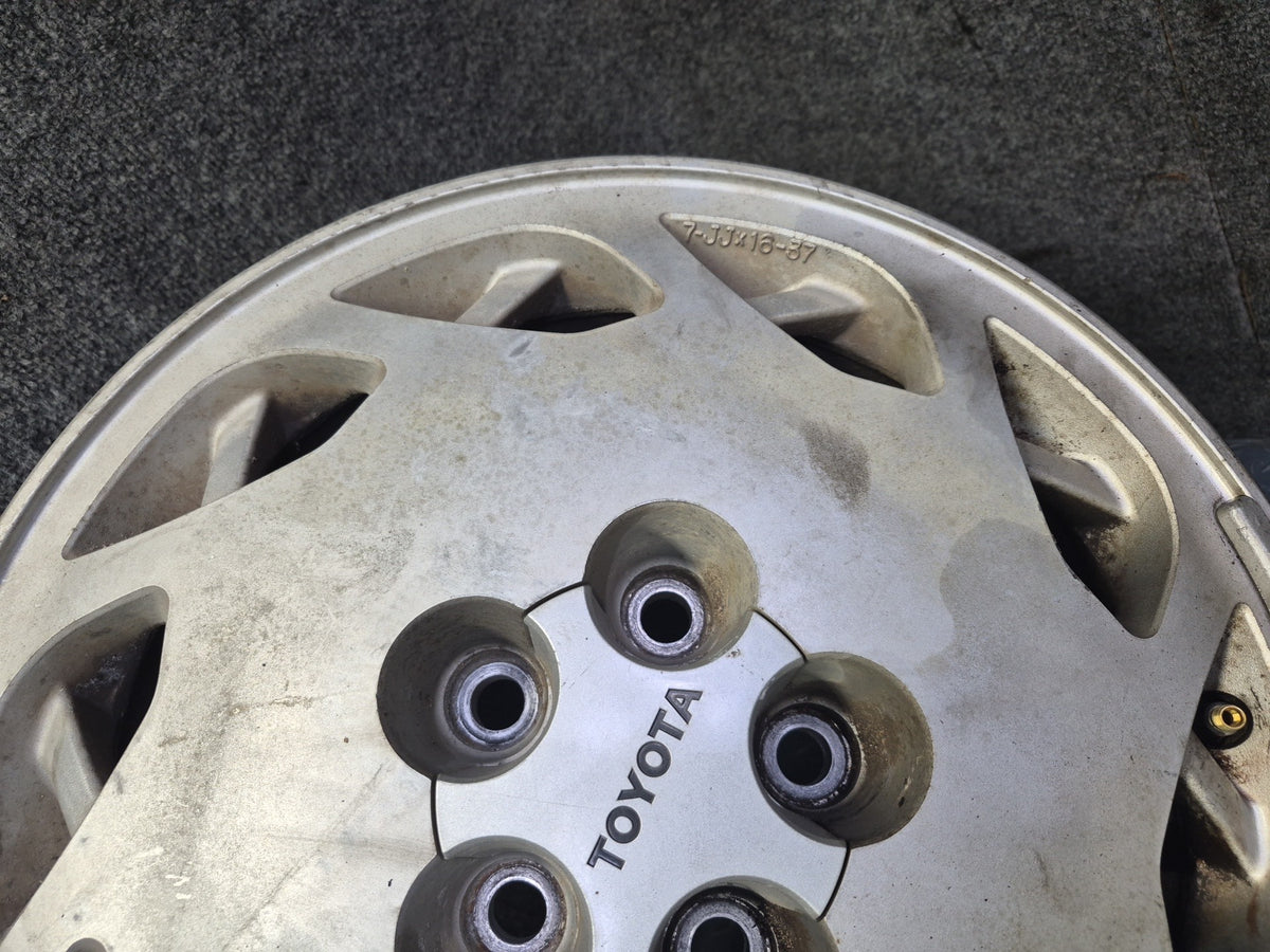 86-90 Toyota Supra MA71 MK3 Set of 4 Factory R16" Alloy Wheel Rim 16x7J ET37 OEM