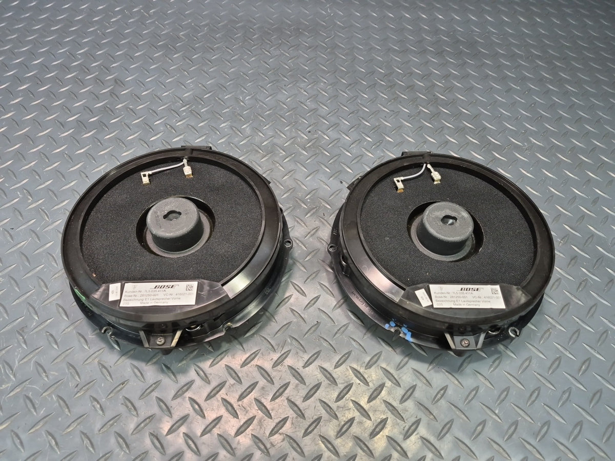 2003-2010 Porsche Cayenne 957 Front Door Bose Subwoofer Speaker Set of 2 Damaged