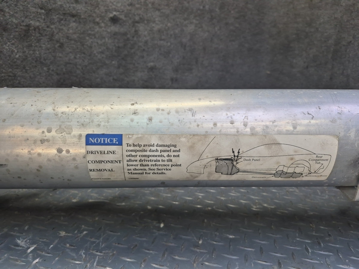 05-06 Chevrolet Corvette C6 6.0L M/T Driveshaft Torque Tube 12574783 OEM