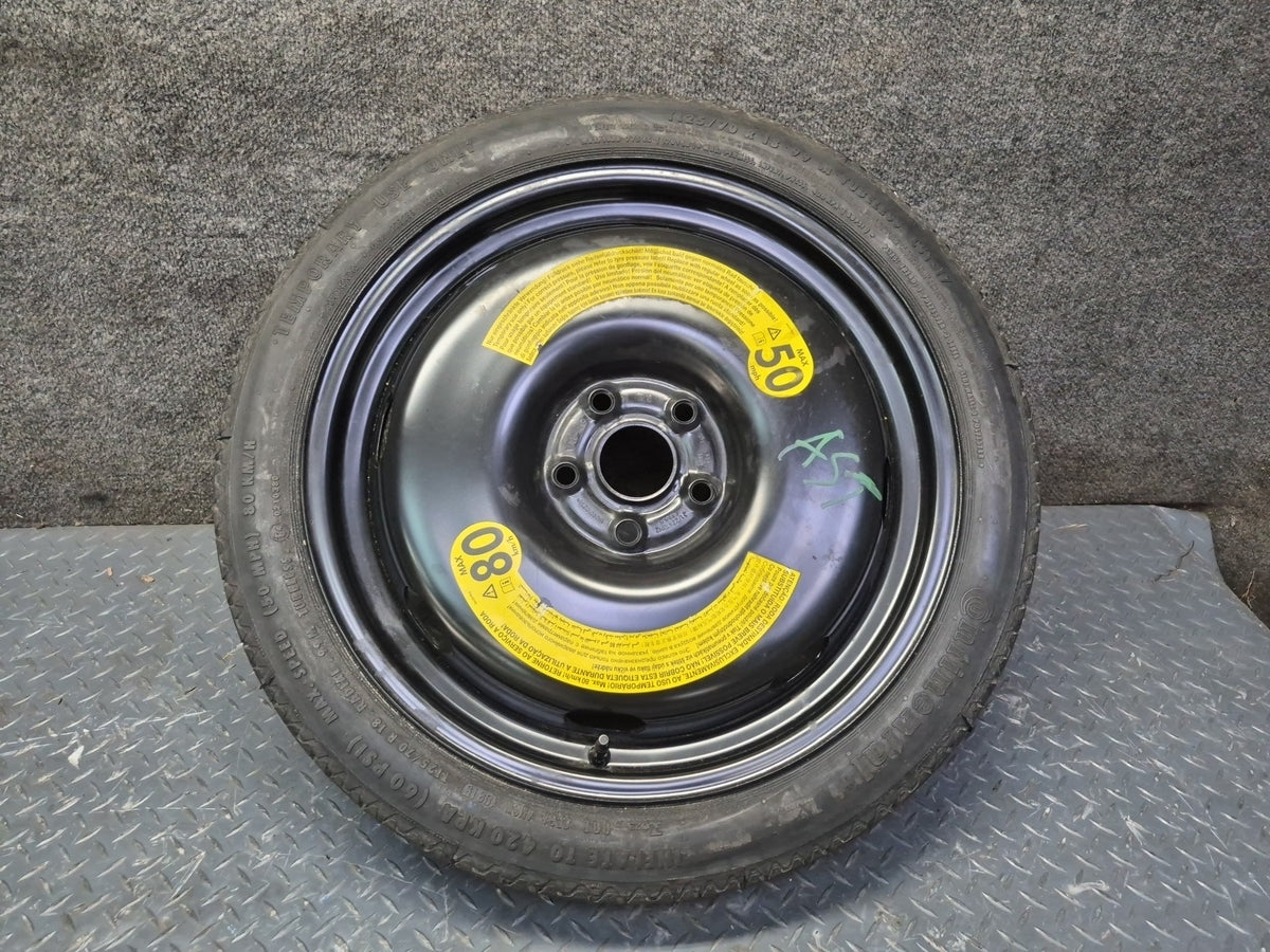 15-20 Audi A3 S3 8VS Emergency Spare Tire R18" Wheel 18x3.5J ET25.5 125/70 OEM