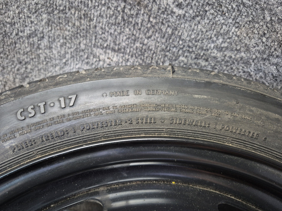 15-20 Audi A3 S3 8VS Emergency Spare Tire R18" Wheel 18x3.5J ET25.5 125/70 OEM