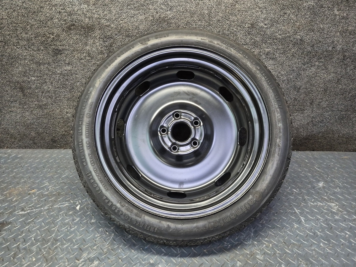 15-20 Audi A3 S3 8VS Emergency Spare Tire R18" Wheel 18x3.5J ET25.5 125/70 OEM
