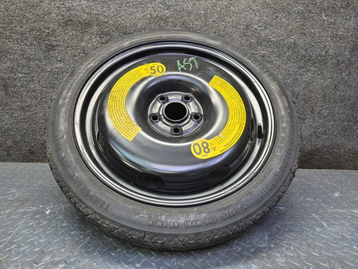 15-20 Audi A3 S3 8VS Emergency Spare Tire R18" Wheel 18x3.5J ET25.5 125/70 OEM