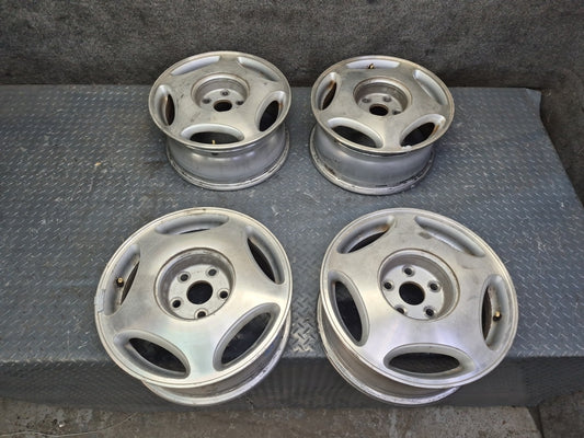 98-00 Lexus UCF20L LS400 Set of 4 Chrome R16 16" Alloy Wheel Rim 16X7J ET45 OEM
