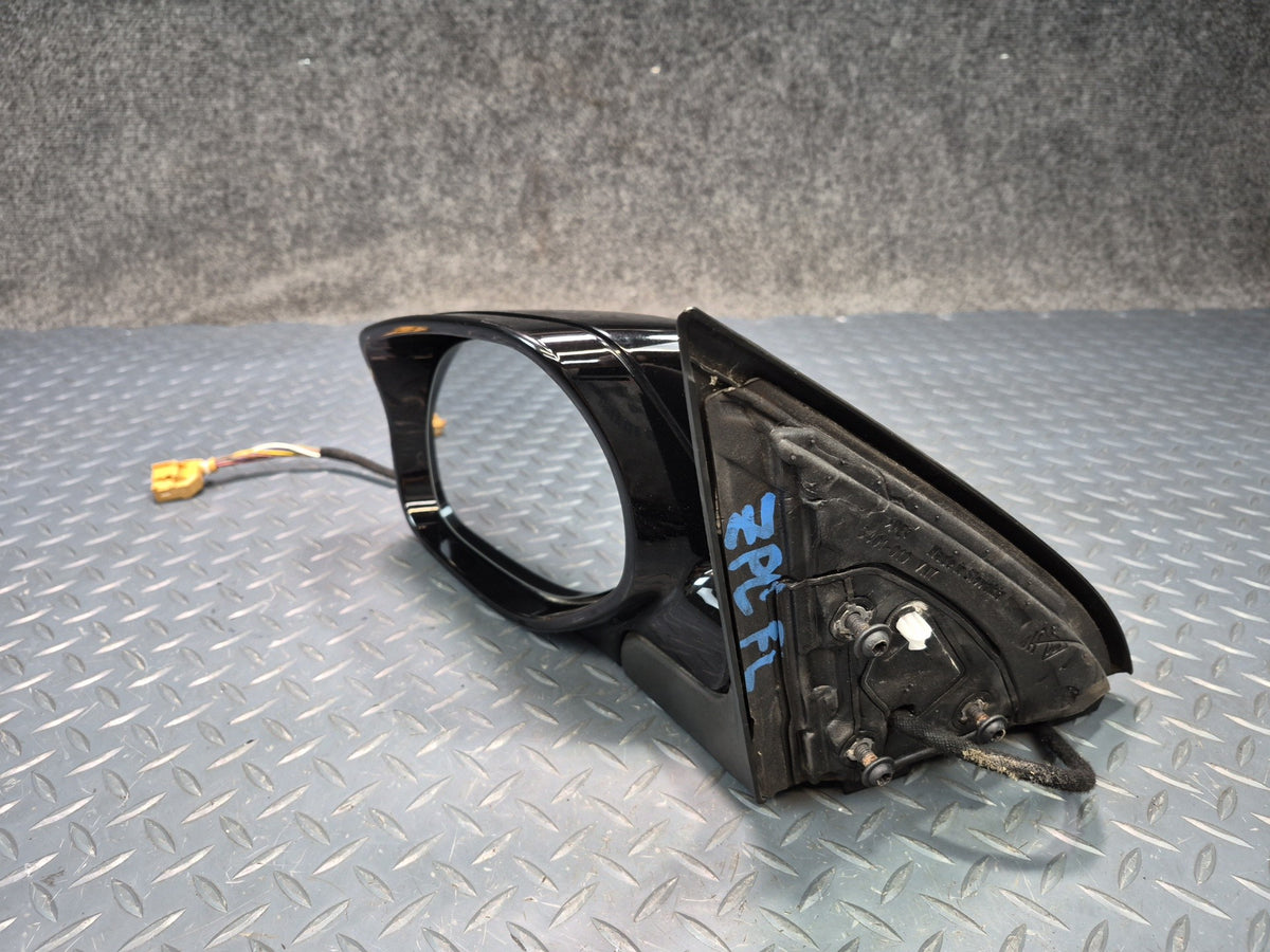 2008-2010 Porsche Cayenne 957 Left Exterior Side View Heated Mirror Black
