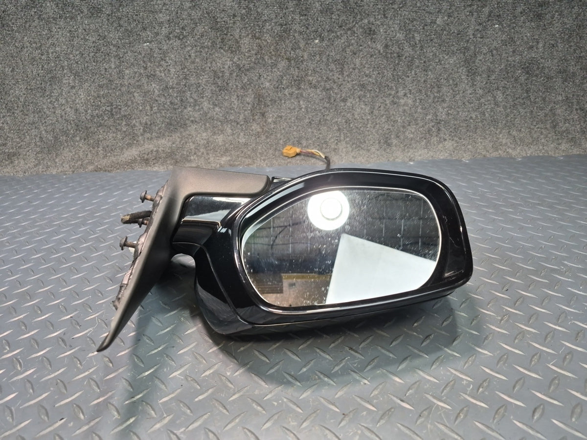 2008-2010 Porsche Cayenne 957 Left Exterior Side View Heated Mirror Black