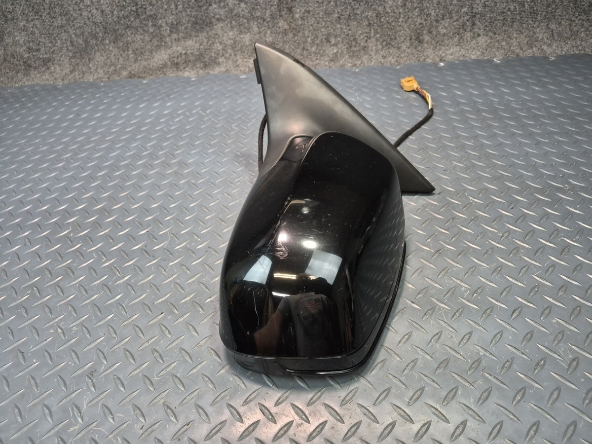 2008-2010 Porsche Cayenne 957 Left Exterior Side View Heated Mirror Black