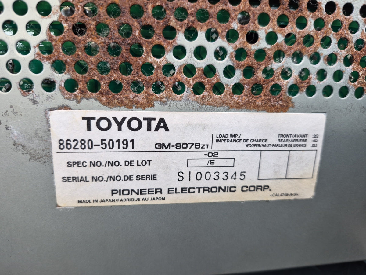 99-00 Lexus UCF20L LS400 Pioneer Audio Radio Amplifier AMP 86280-50191 OEM
