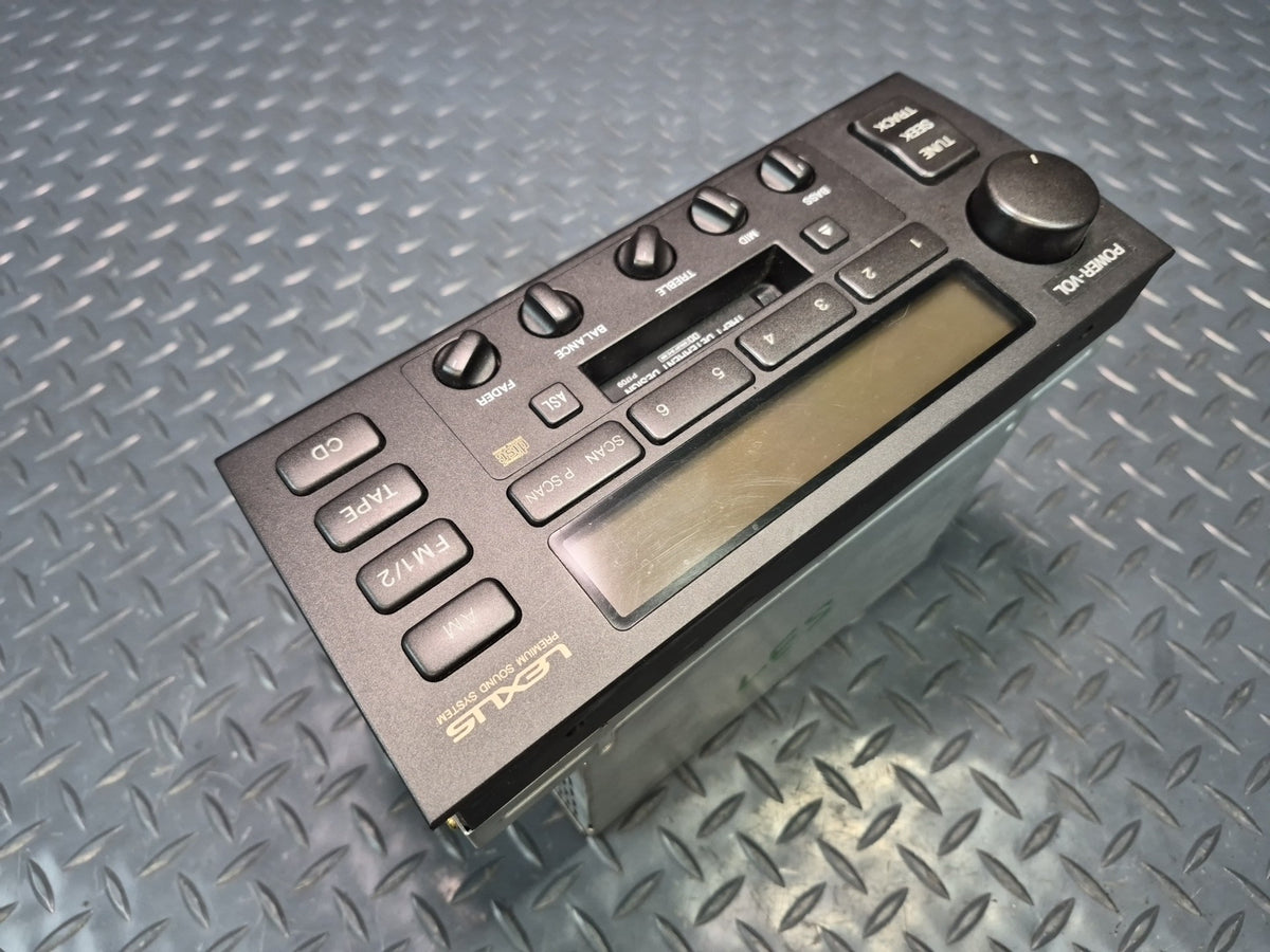 98-00 Lexus UCF20L LS400 Radio Stereo Cassette Player Head Unit 86120-50450 OEM