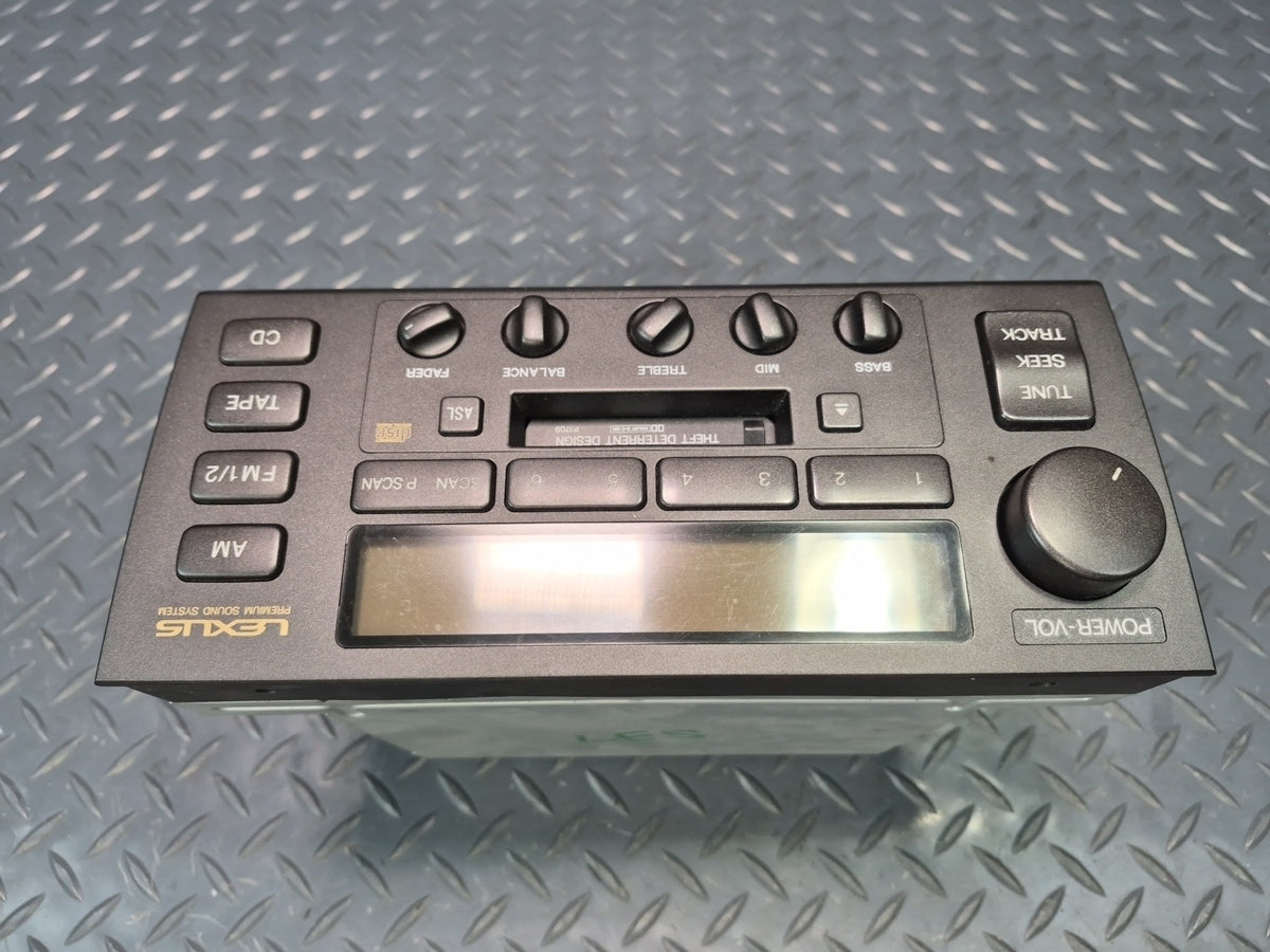 98-00 Lexus UCF20L LS400 Radio Stereo Cassette Player Head Unit 86120-50450 OEM