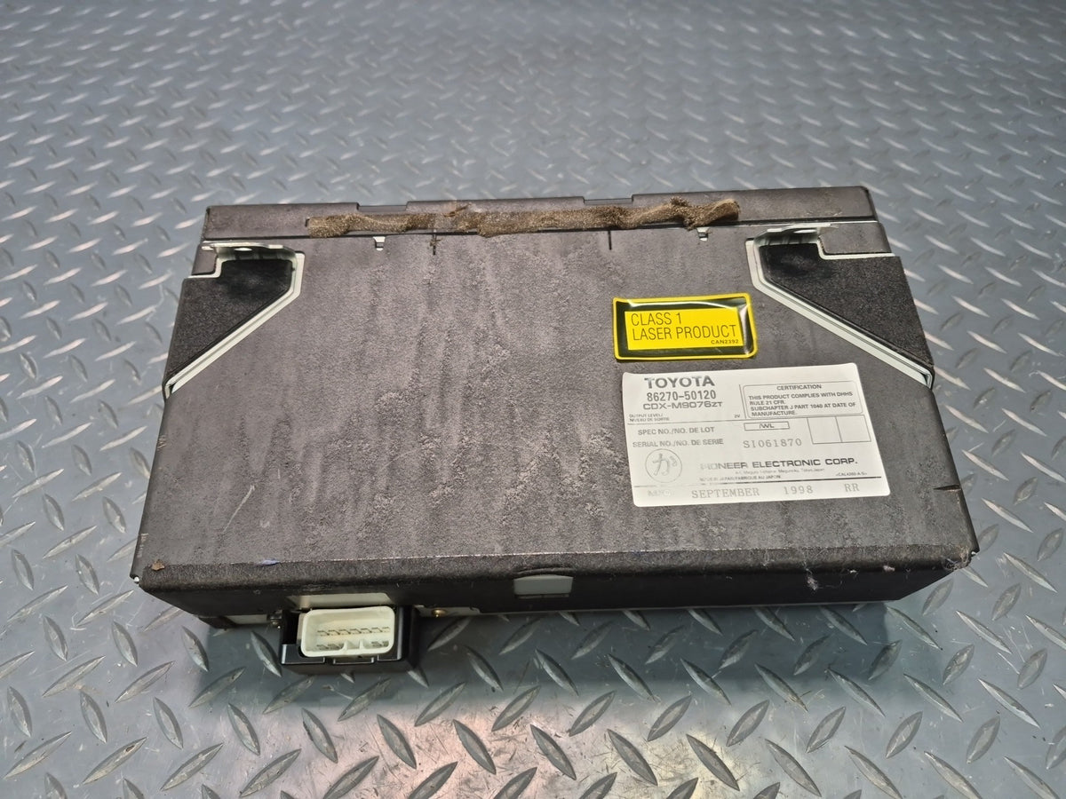 98-00 Lexus UCF20L LS400 Pioneer 6 Disc CD Changer w Magazine 86270-50120 OEM