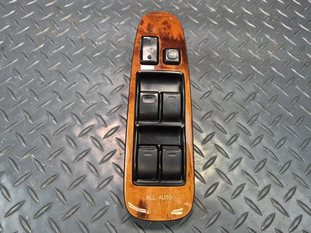98-00 Lexus UCF20L LS400 Front Left Door Master Power Window Switch w Trim OEM