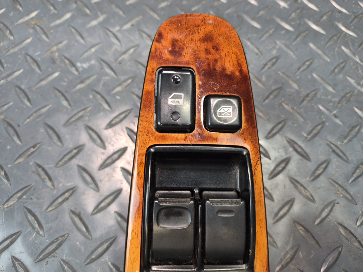 98-00 Lexus UCF20L LS400 Front Left Door Master Power Window Switch w Trim OEM