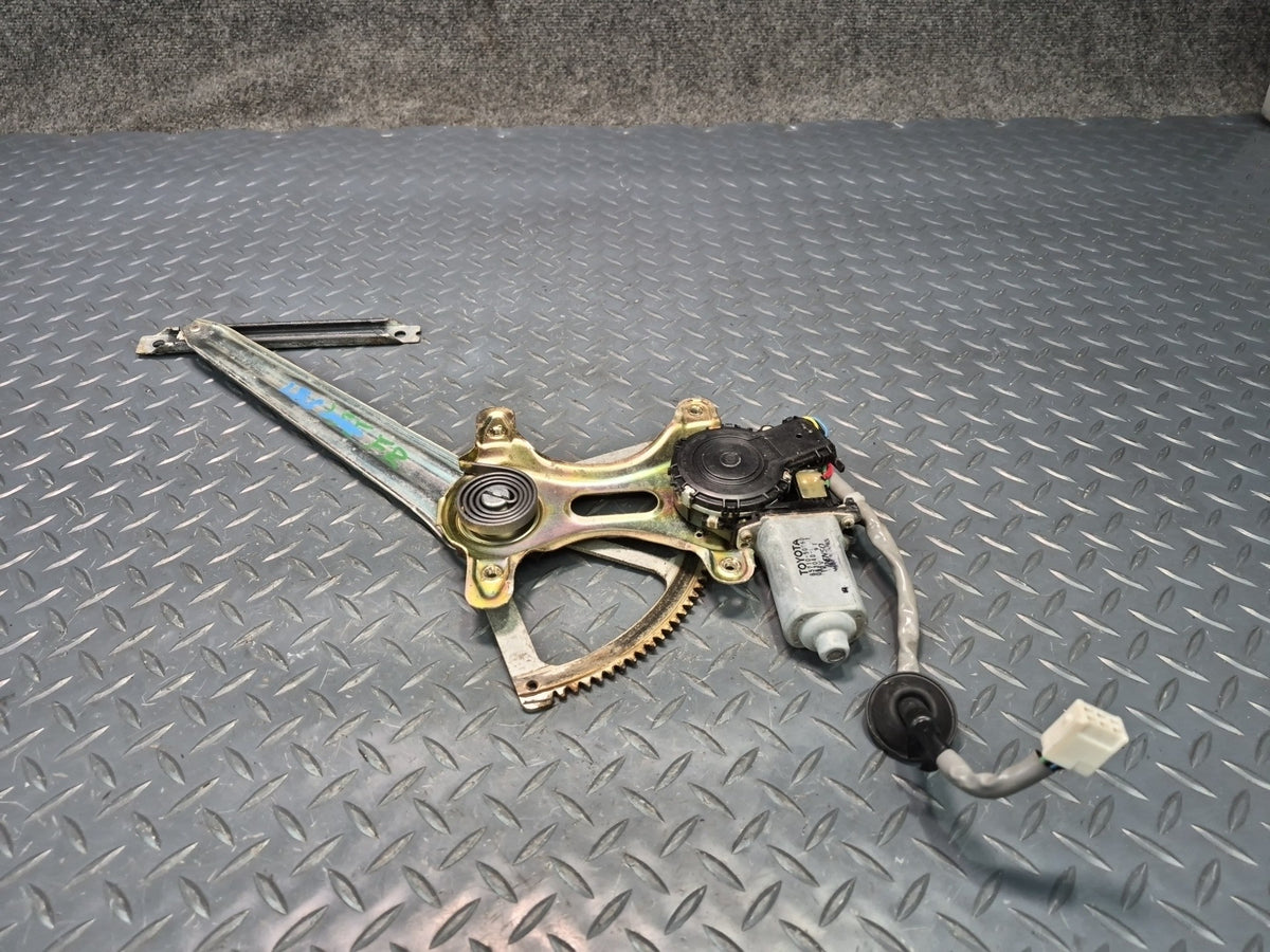98-00 Lexus UCF20L LS400 Front Right Pass Door Window Regulator w Motor OEM